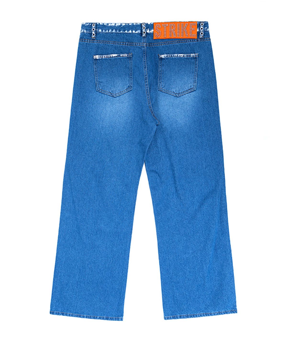 스트라이크(STRIKE) Edge Blue Wash Bootcut Jeans