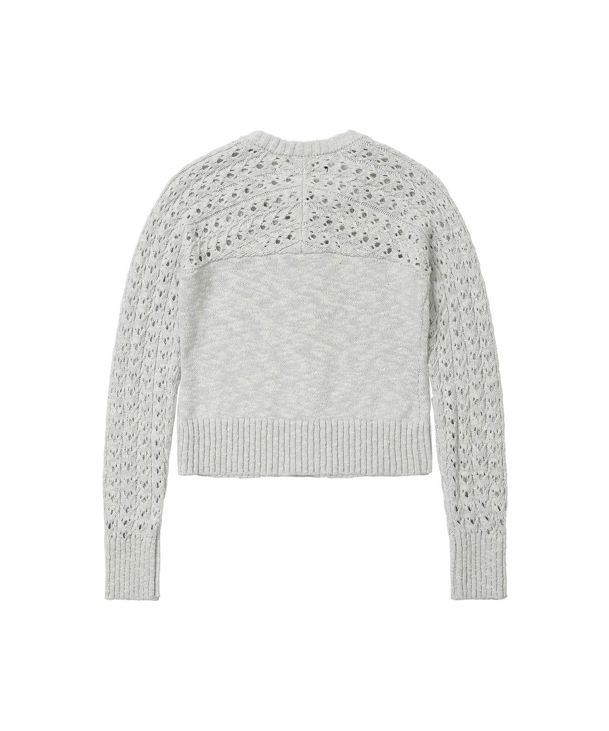 웰빙익스프레스(WELLBEING EXPRESS) Crochet Knit Cardigan Melange