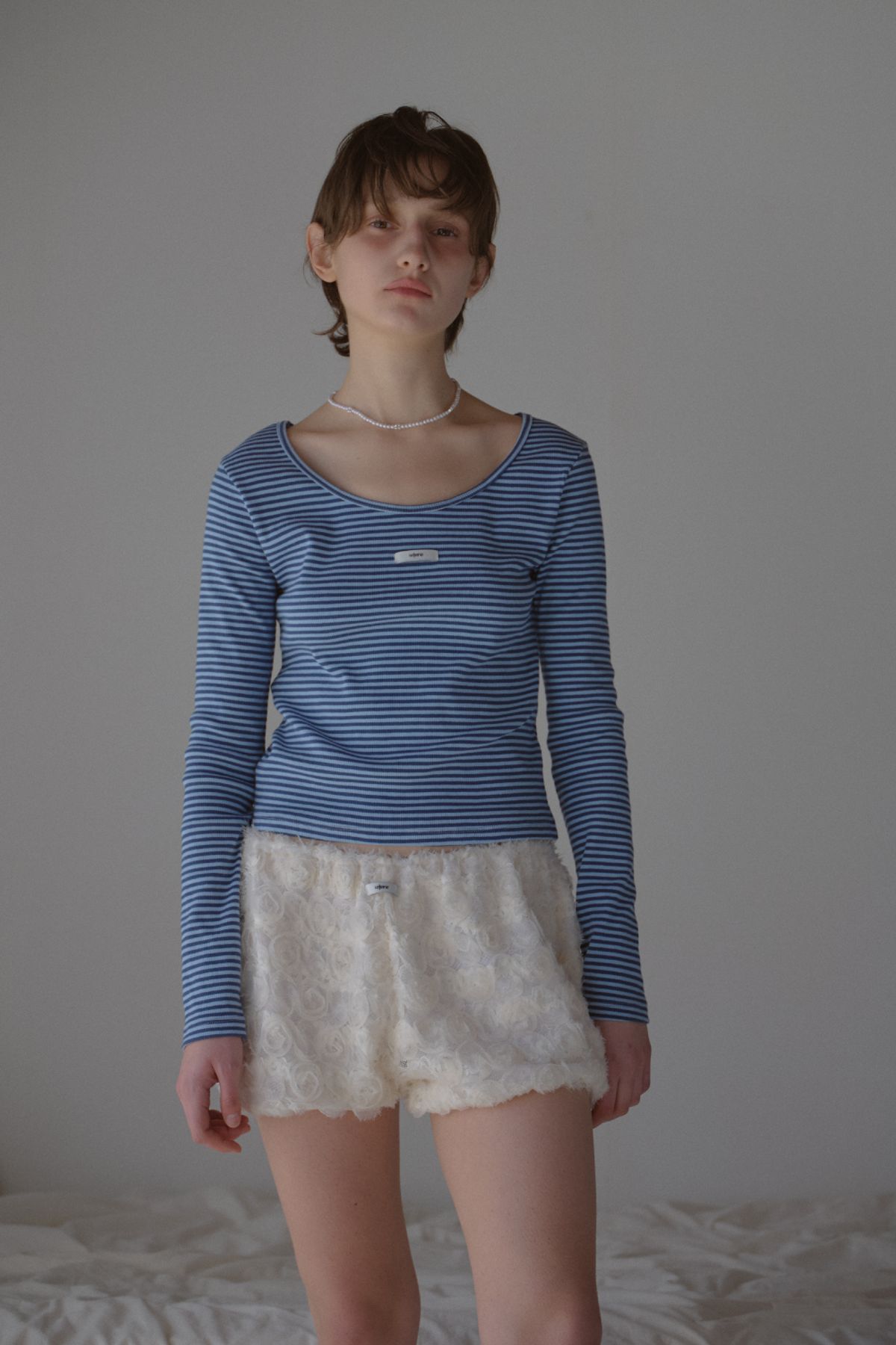 레터리(LETERIE) LR ROUND NECK LONG SLEEVE_BLUE