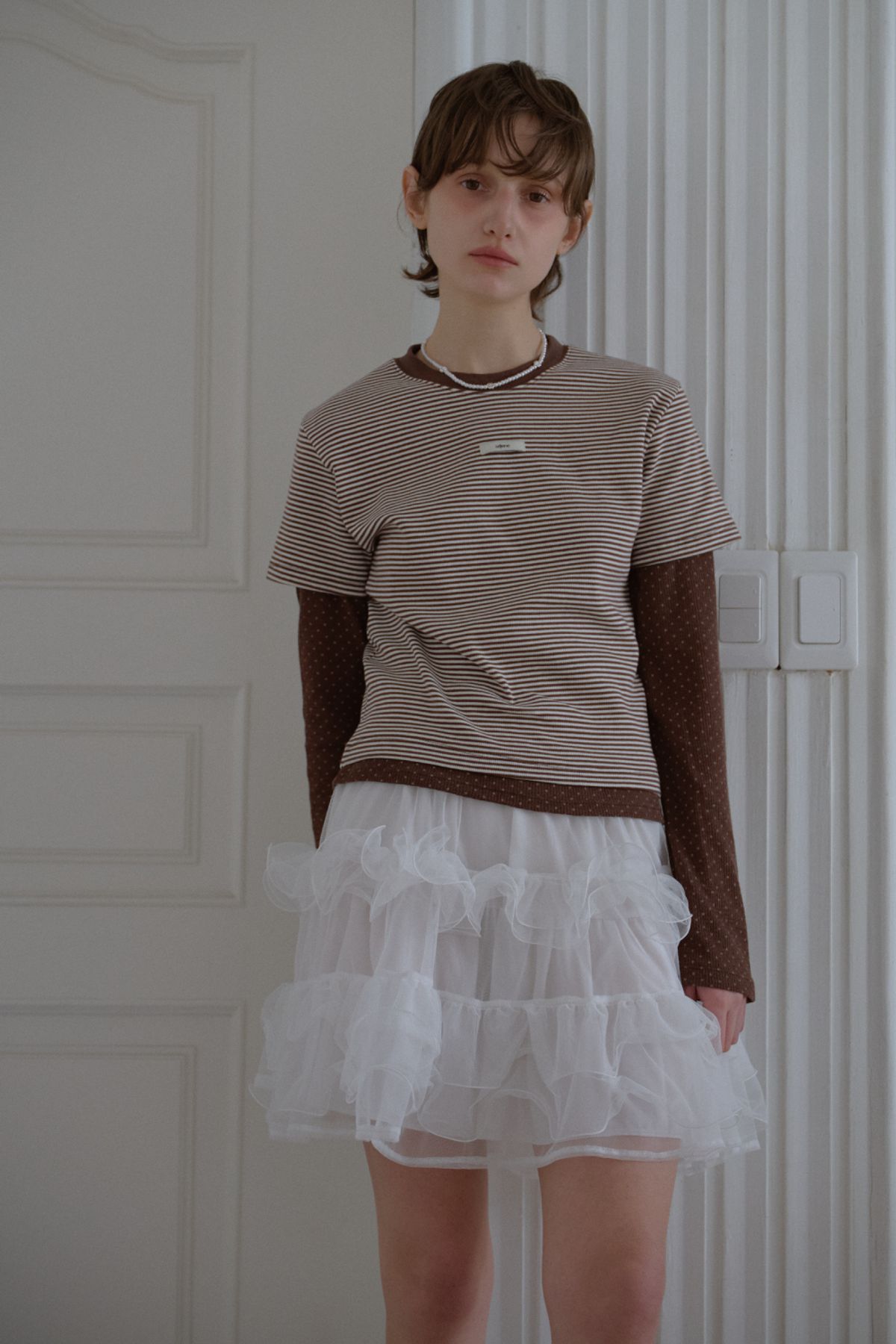 레터리(LETERIE) FLUFFY CANCAN LACE SKIRT_2COLOR