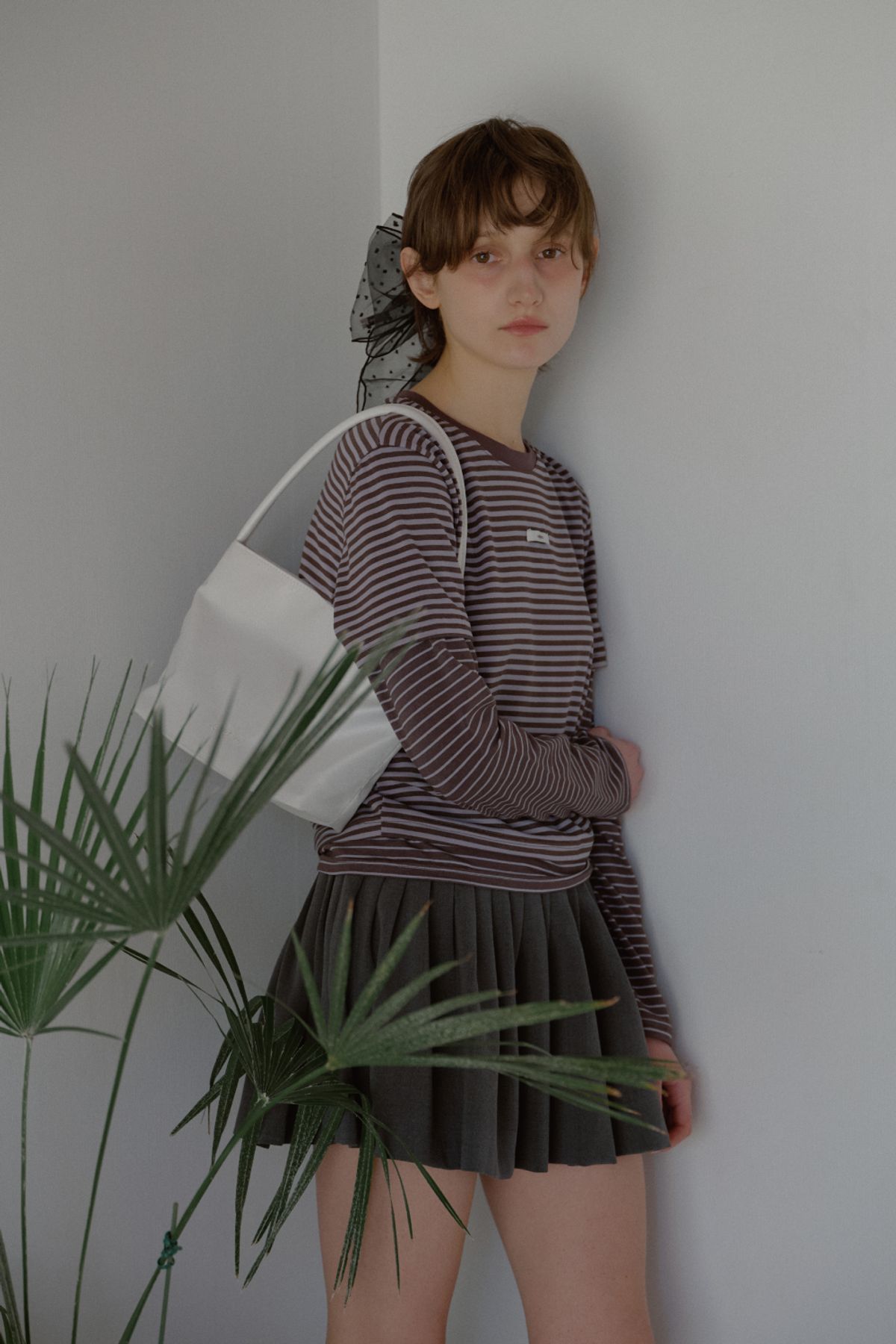 레터리(LETERIE) LETERIE LOGO EMBROIDERY TOTE BAG_WHITE
