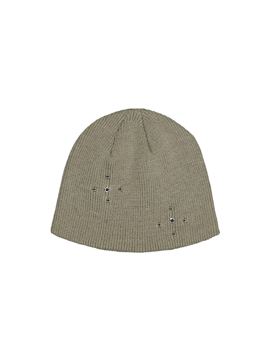 rosary moon◾︎ Bucktail 寒けれ Knit Beanie◾︎MOCHA - 帽子