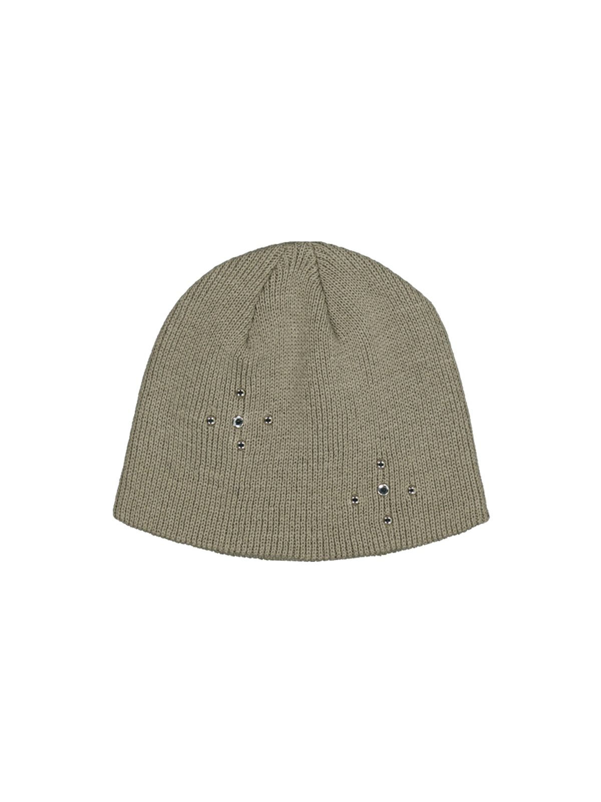 셋업이엑스이(SETUP-EXE) STUDDED BEANIE MOCHA