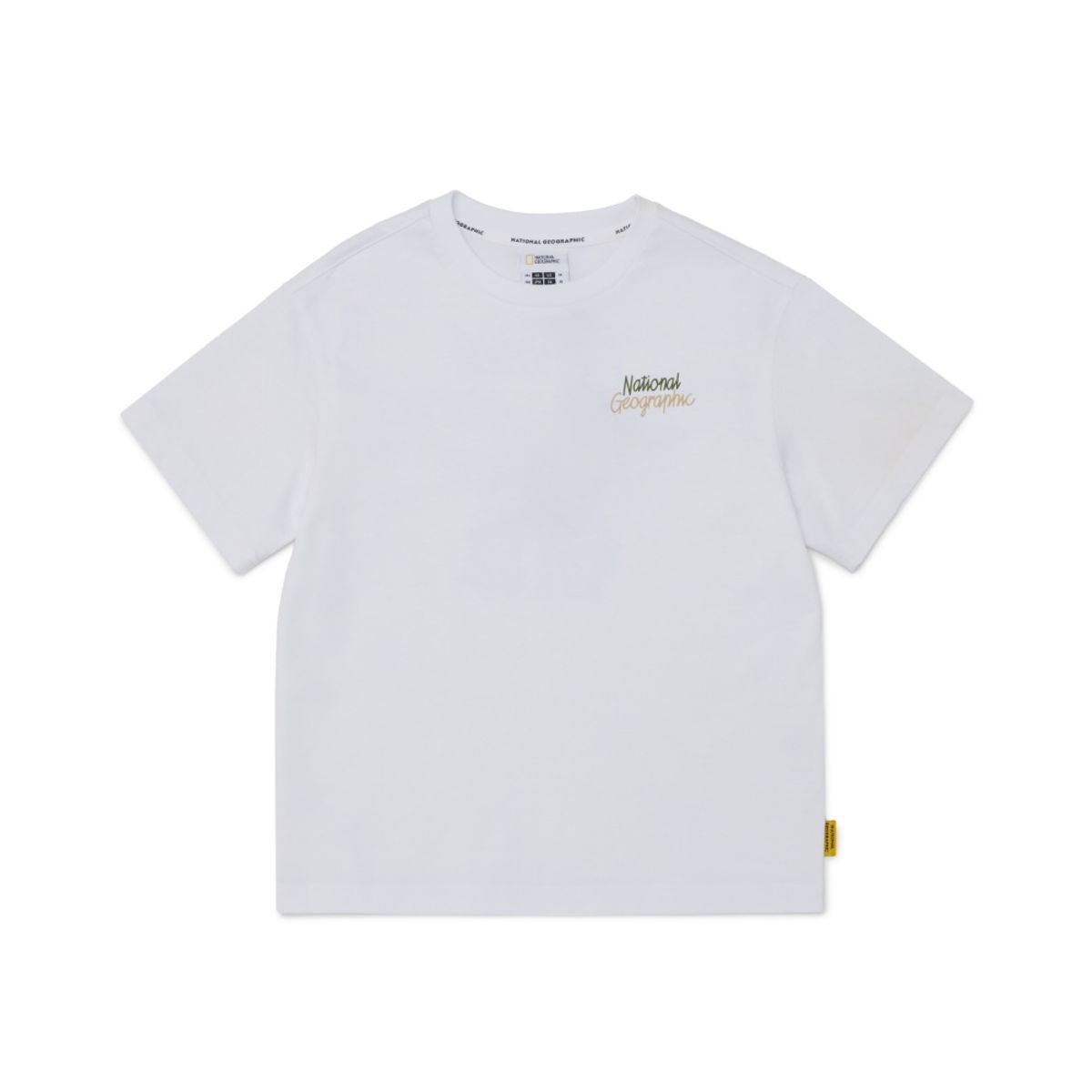 내셔널지오그래픽 키즈(NATIONAL GEOGRAPHIC KIDS) K252UTS931 미니미 트래블 반팔 WHITE