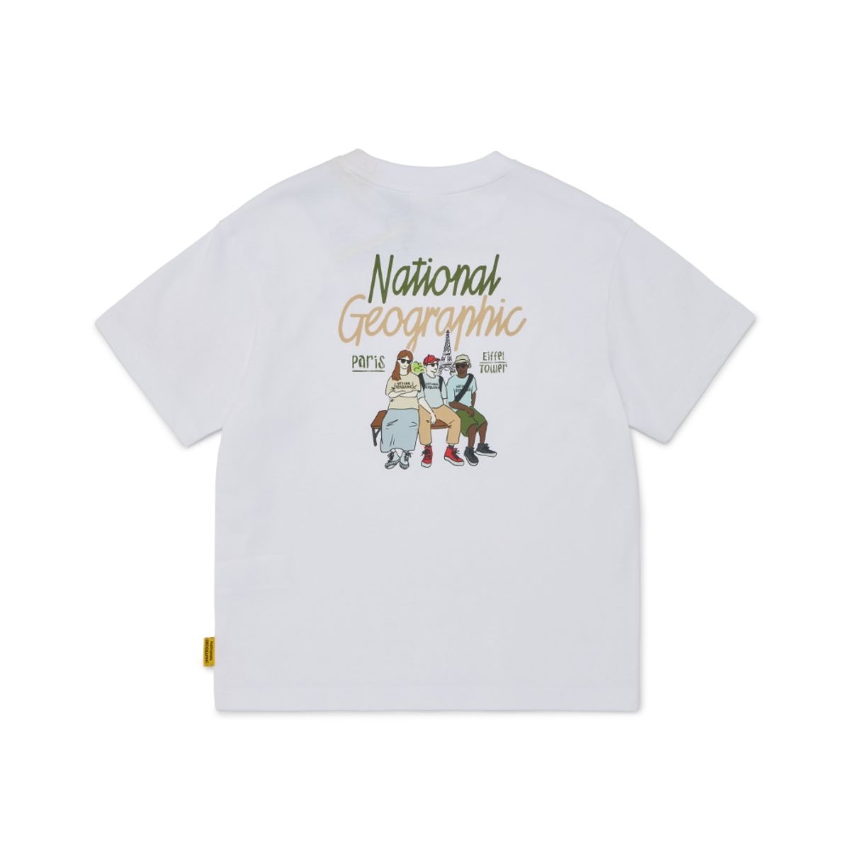 내셔널지오그래픽 키즈(NATIONAL GEOGRAPHIC KIDS) K252UTS931 미니미 트래블 반팔 WHITE