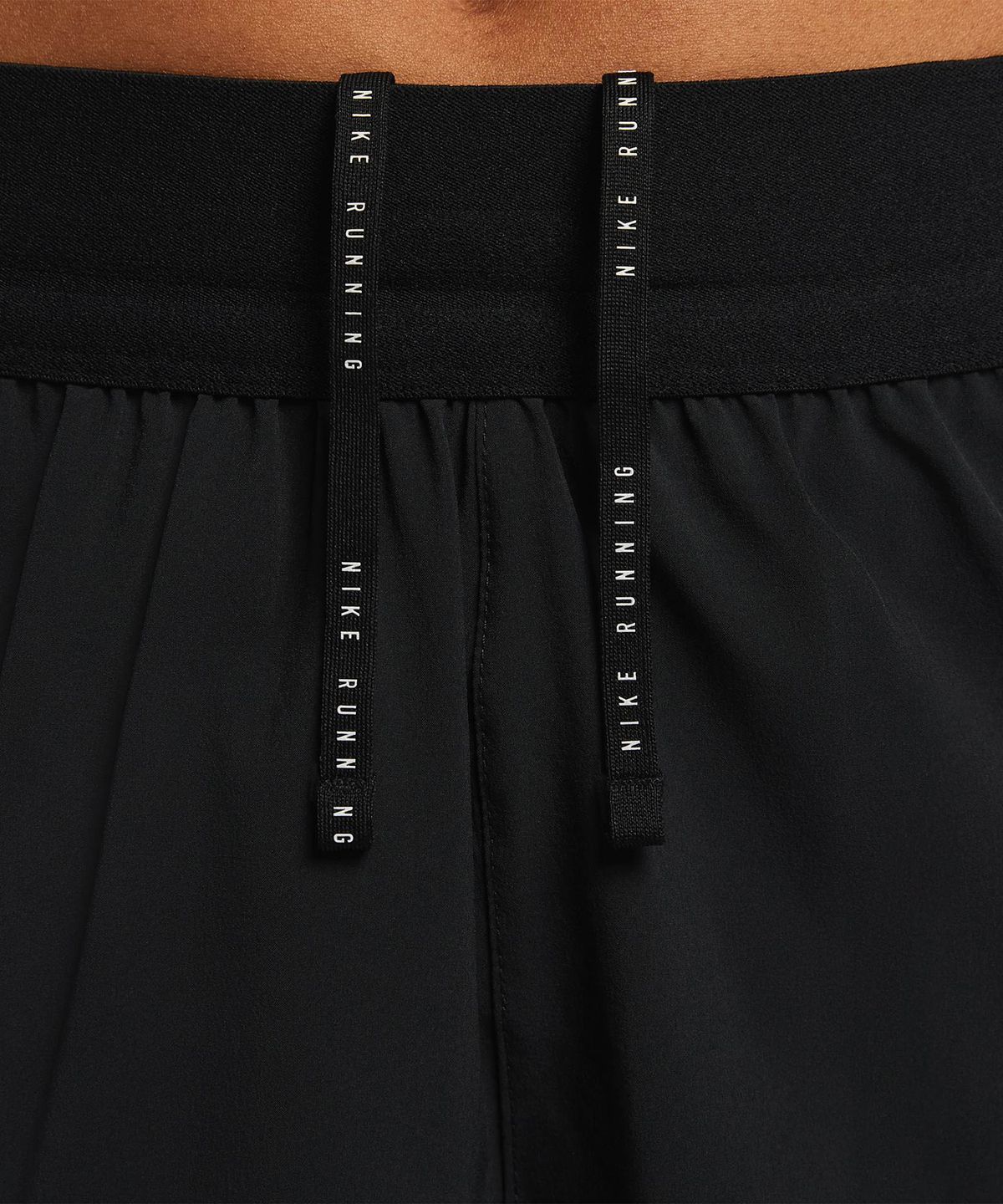 나이키(NIKE) 스위프트 드라이 핏 미드라이즈 투인원 러닝 쇼츠 W - 블랙 / HJ5377-010