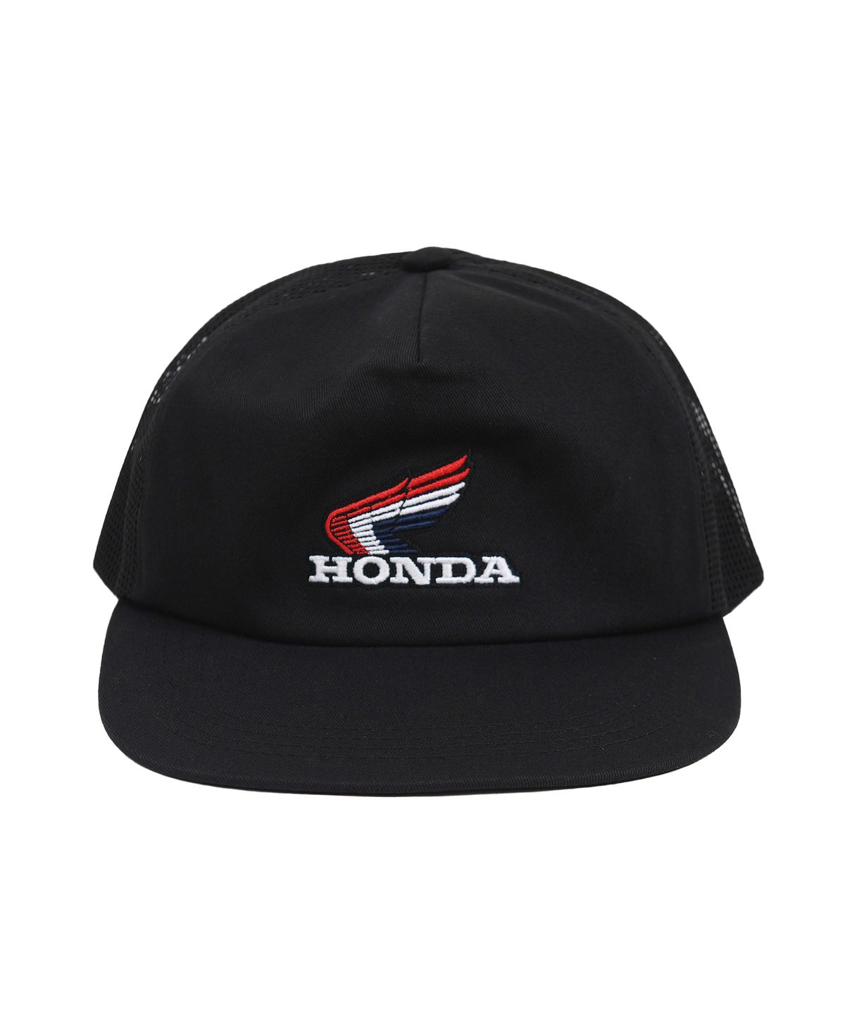 핍스 모터사이클(PHYPS MOTORCYCLE) [Archive line] Wing Logo Mesh Trucker Cap_Black