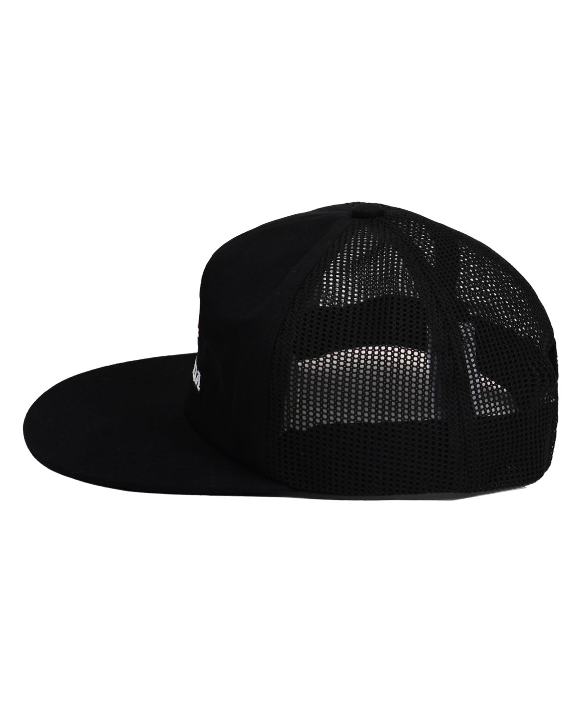 핍스 모터사이클(PHYPS MOTORCYCLE) [Archive line] Wing Logo Mesh Trucker Cap_Black
