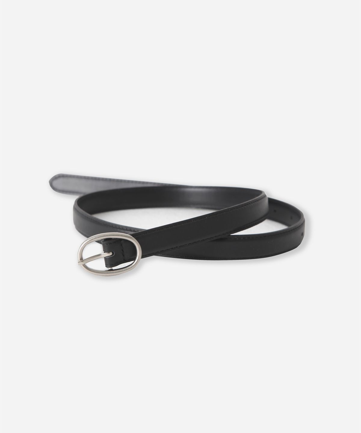 더마고(THEMARGOT) CIRCLE LEATHER BELT (BLACK)