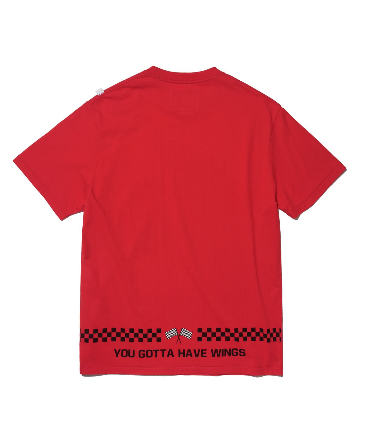 핍스 모터사이클(PHYPS MOTORCYCLE) [Archive line] Wing Logo Short Sleeve_Red