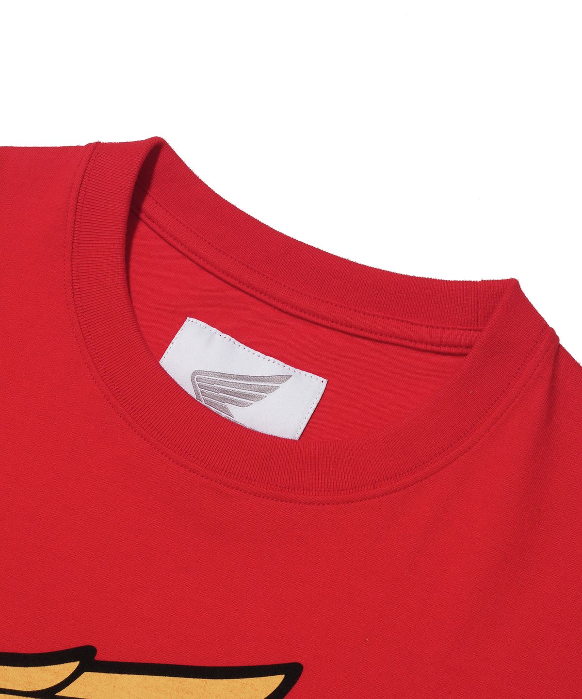 핍스 모터사이클(PHYPS MOTORCYCLE) [Archive line] Wing Logo Short Sleeve_Red