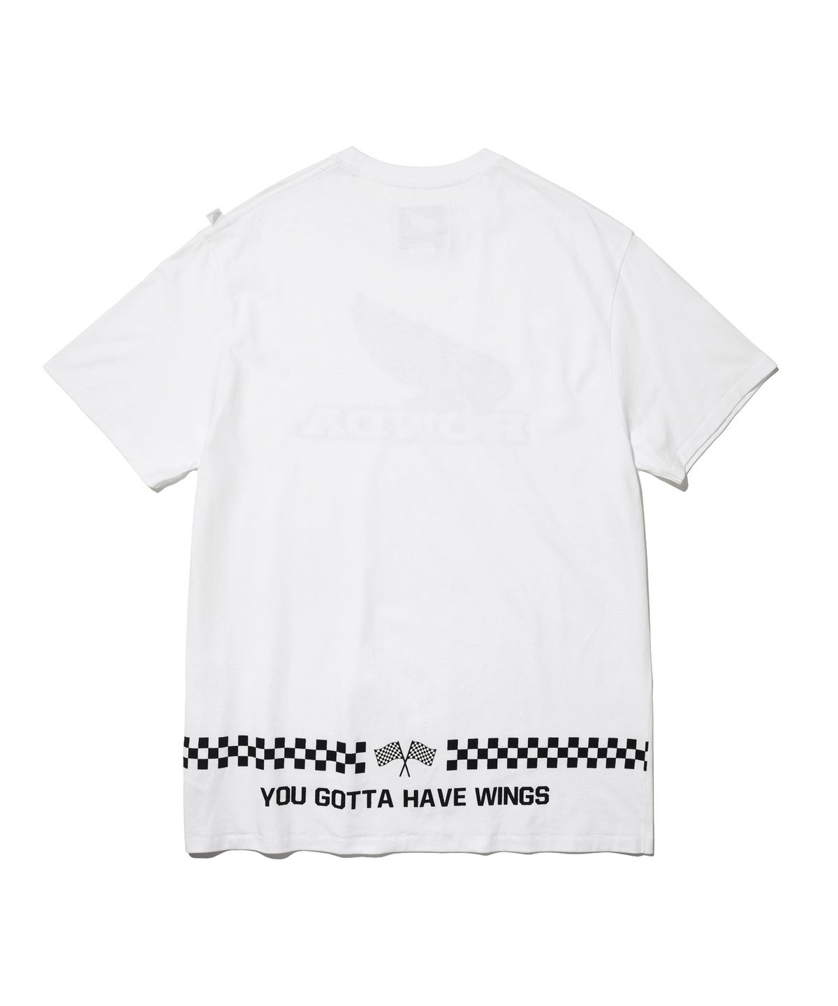 핍스 모터사이클(PHYPS MOTORCYCLE) [Archive line] Wing Logo Short Sleeve_White