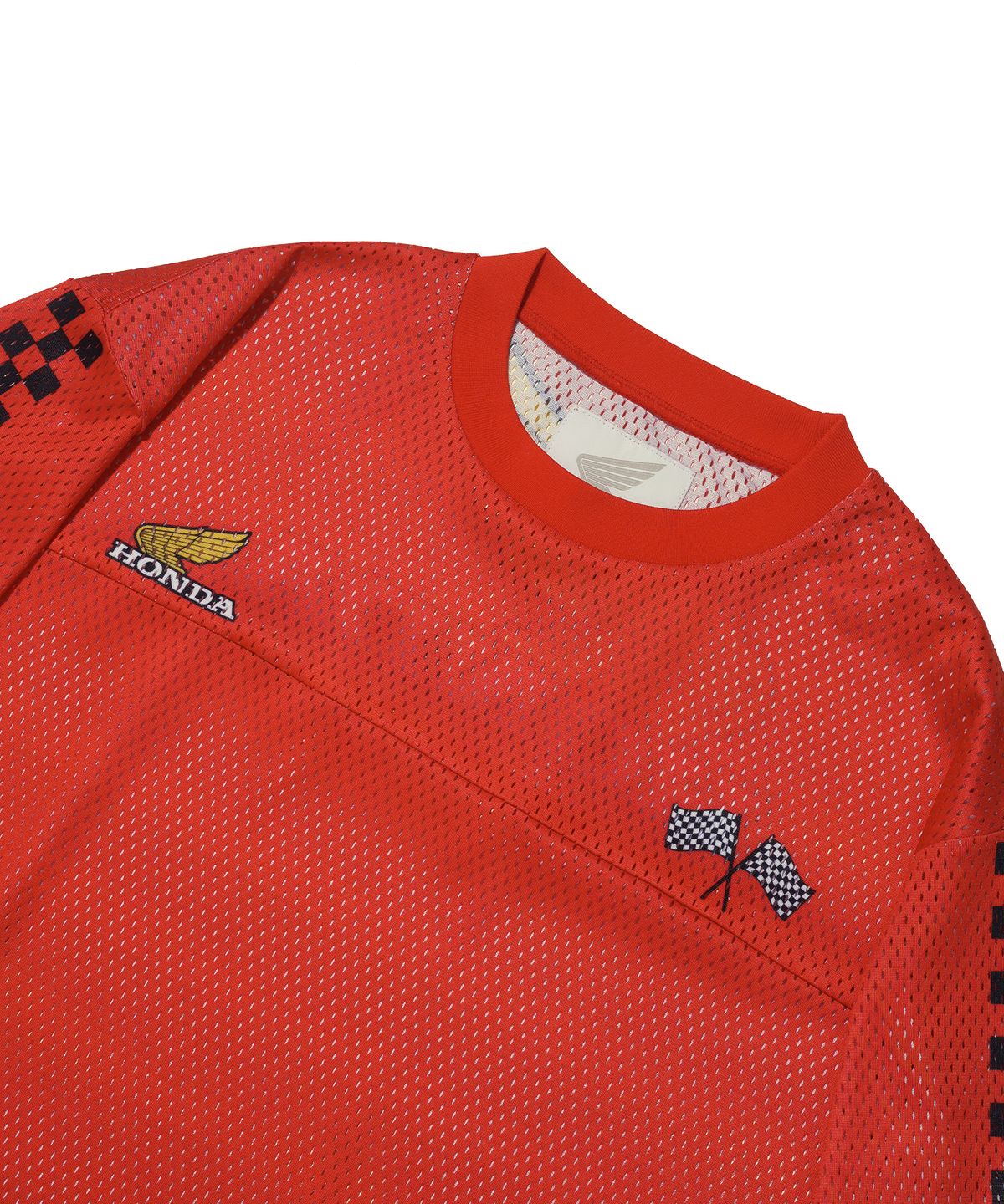 핍스 모터사이클(PHYPS MOTORCYCLE) [Archive line] Wing Logo Track Jersey Long Sleeve_Red