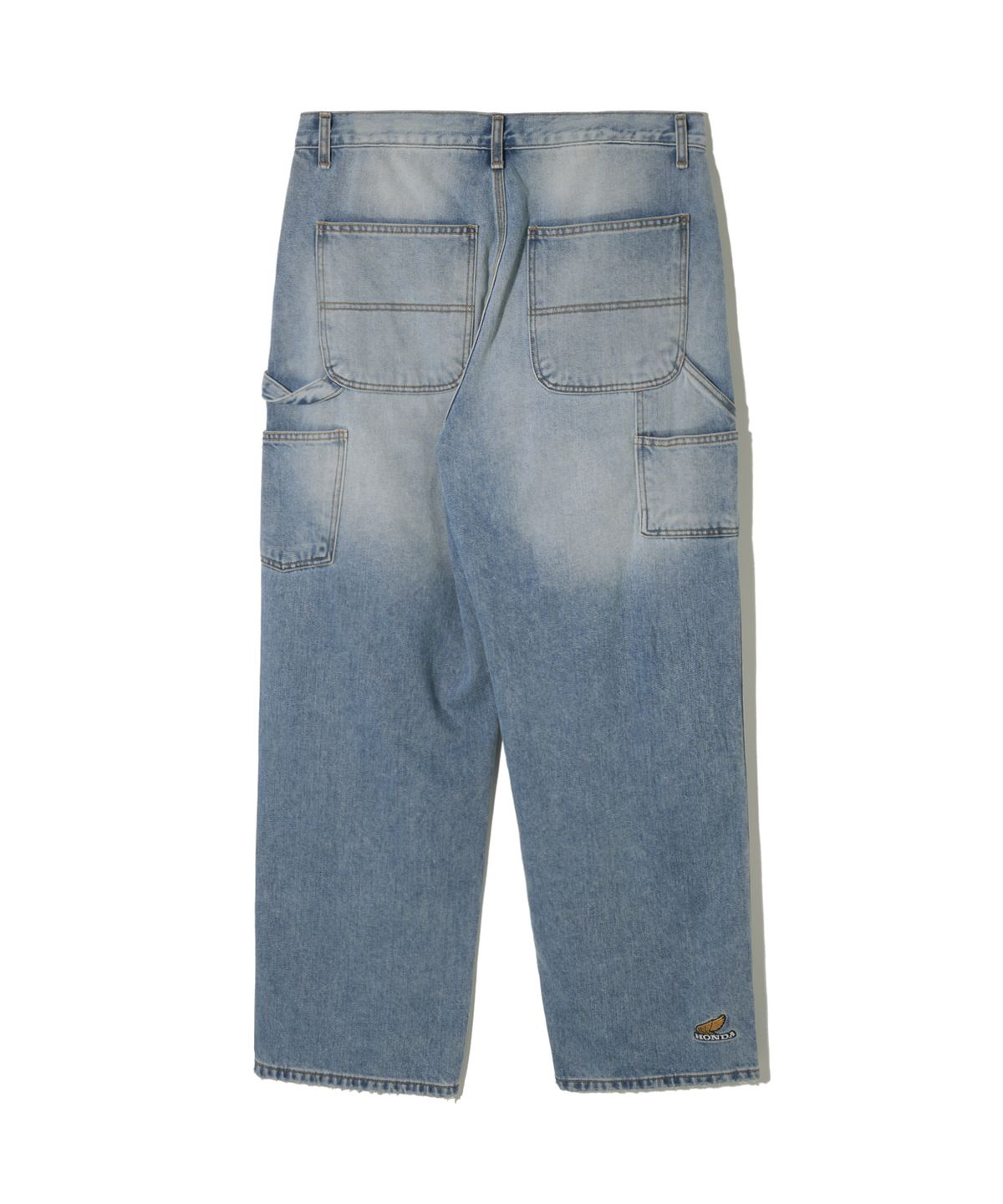 핍스 모터사이클(PHYPS MOTORCYCLE) [Archive line] Washed Denim Pants_Blue