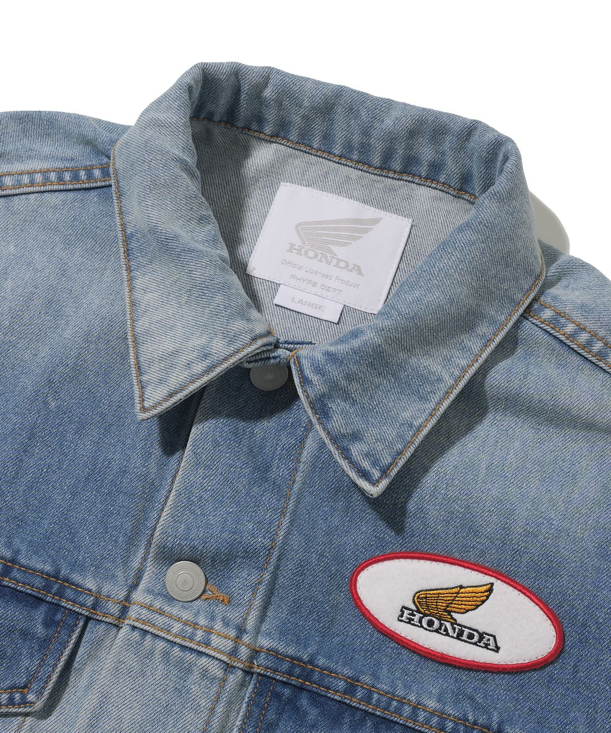 핍스 모터사이클(PHYPS MOTORCYCLE) [Archive line] Washed Denim Vest_Blue