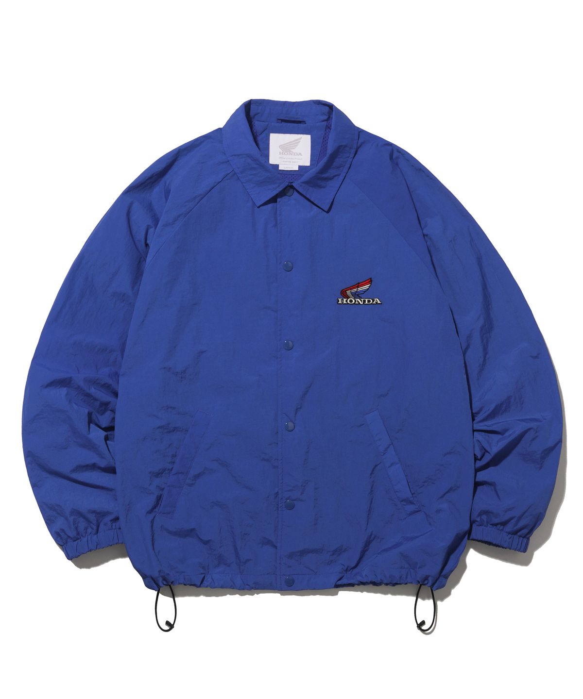 핍스 모터사이클(PHYPS MOTORCYCLE) [Archive line] Wing Logo Coach Jacket_Blue