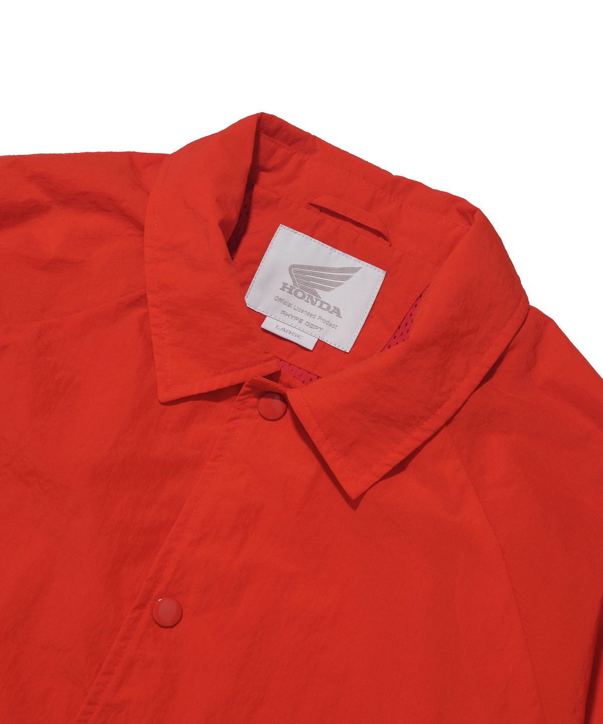 핍스 모터사이클(PHYPS MOTORCYCLE) [Archive line] Wing logo Coach Jacket_Red