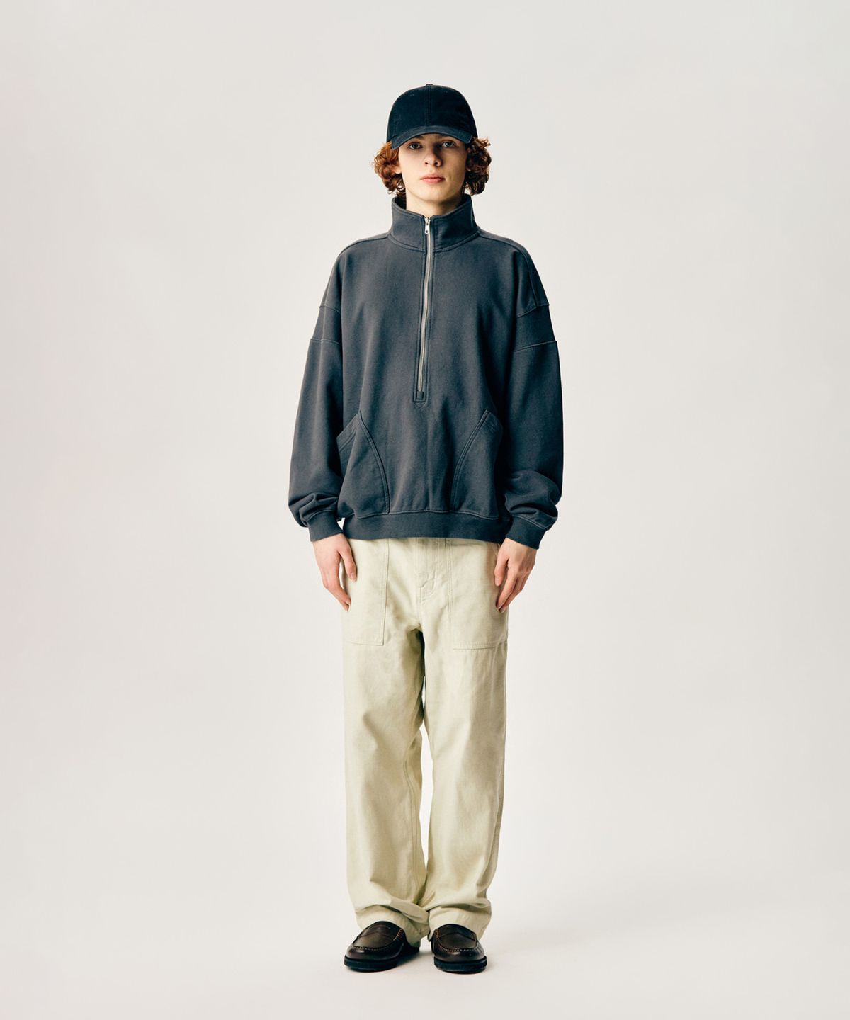 에스피오나지(ESPIONAGE) Cotton Vintage Cap Black