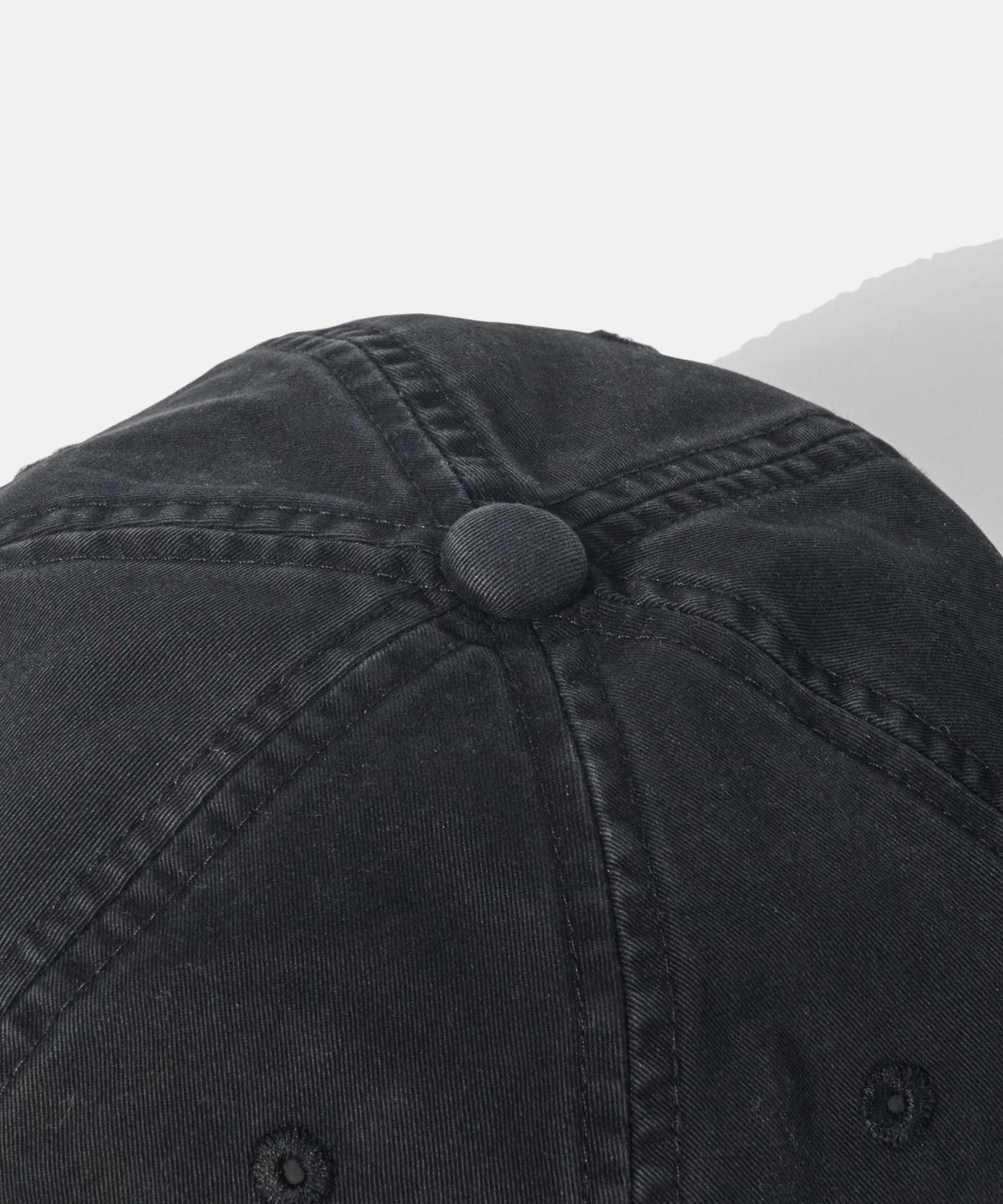 에스피오나지(ESPIONAGE) Cotton Vintage Cap Black