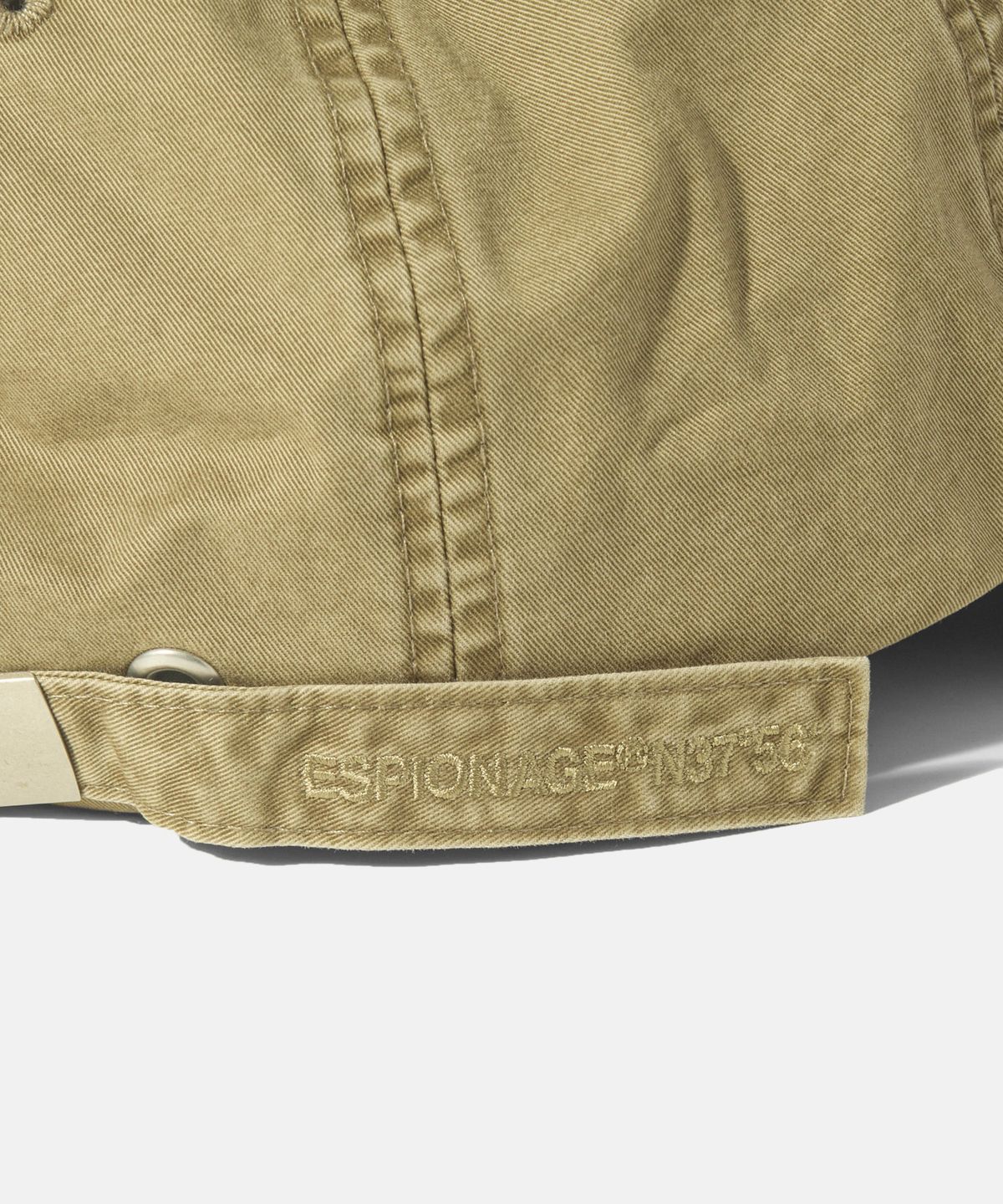 에스피오나지(ESPIONAGE) Cotton Vintage Cap Beige