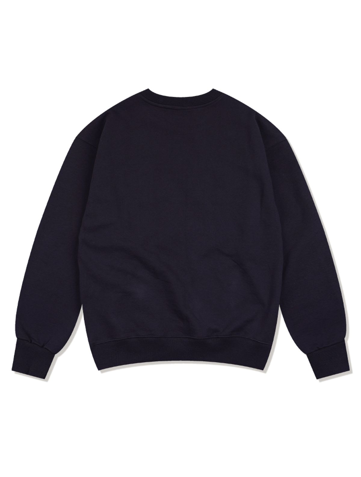라 메종 스튜디오(LA MAISON STUDIO) UNISEX 베어프렌즈 빅로고 레귤러핏 맨투맨 네이비(FCF1TS325M)