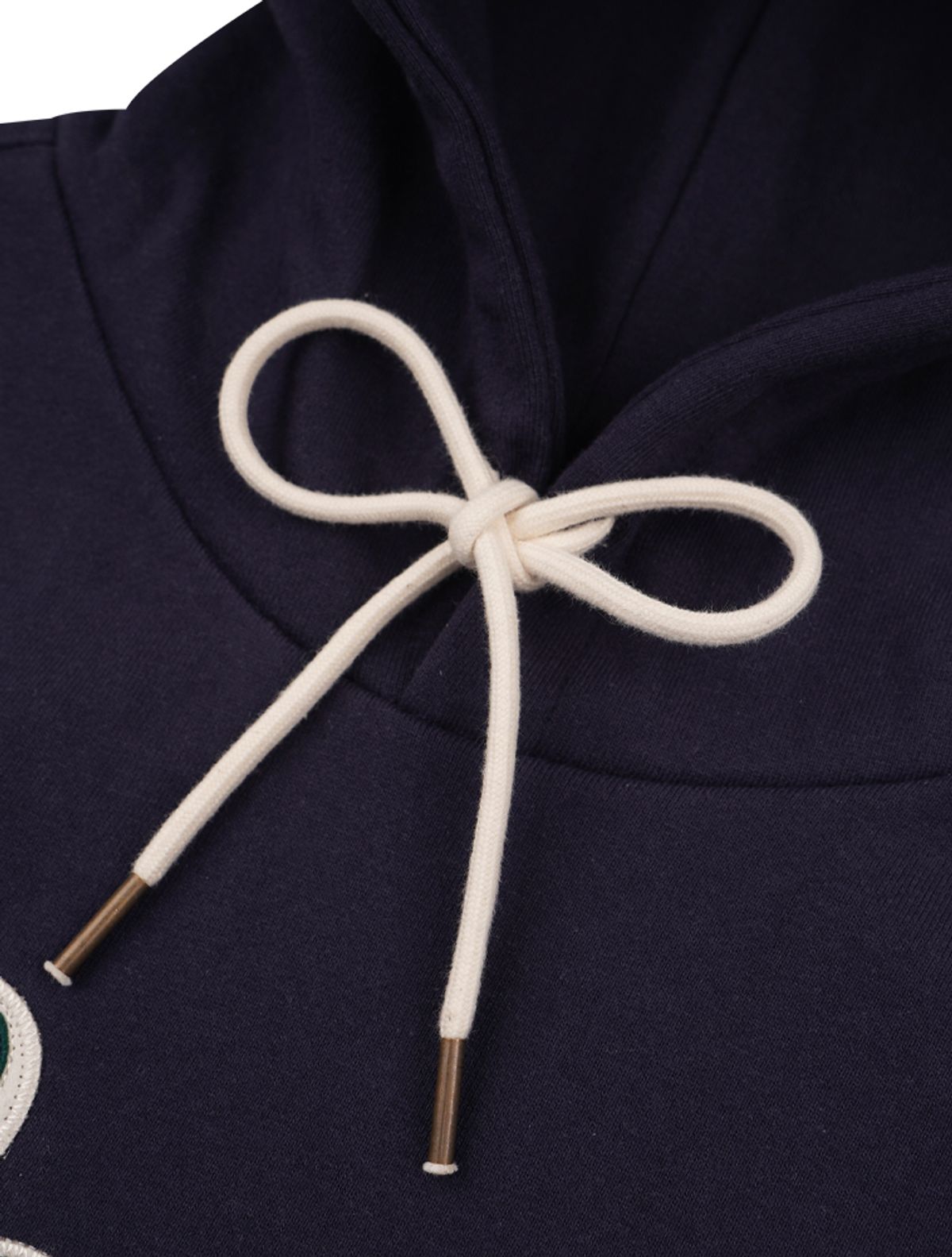 라 메종 스튜디오(LA MAISON STUDIO) UNISEX 빈티지 로고 자수 후디 네이비(FCF1TS326M)