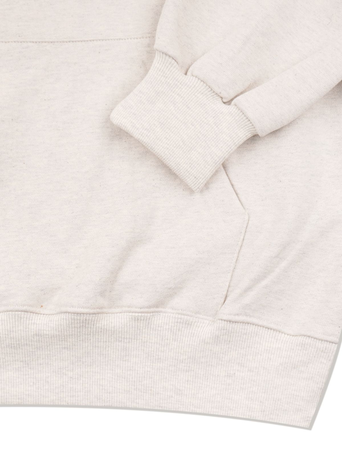 라 메종 스튜디오(LA MAISON STUDIO) UNISEX 빈티지 로고 자수 후디 오트밀(FCF1TS326M)