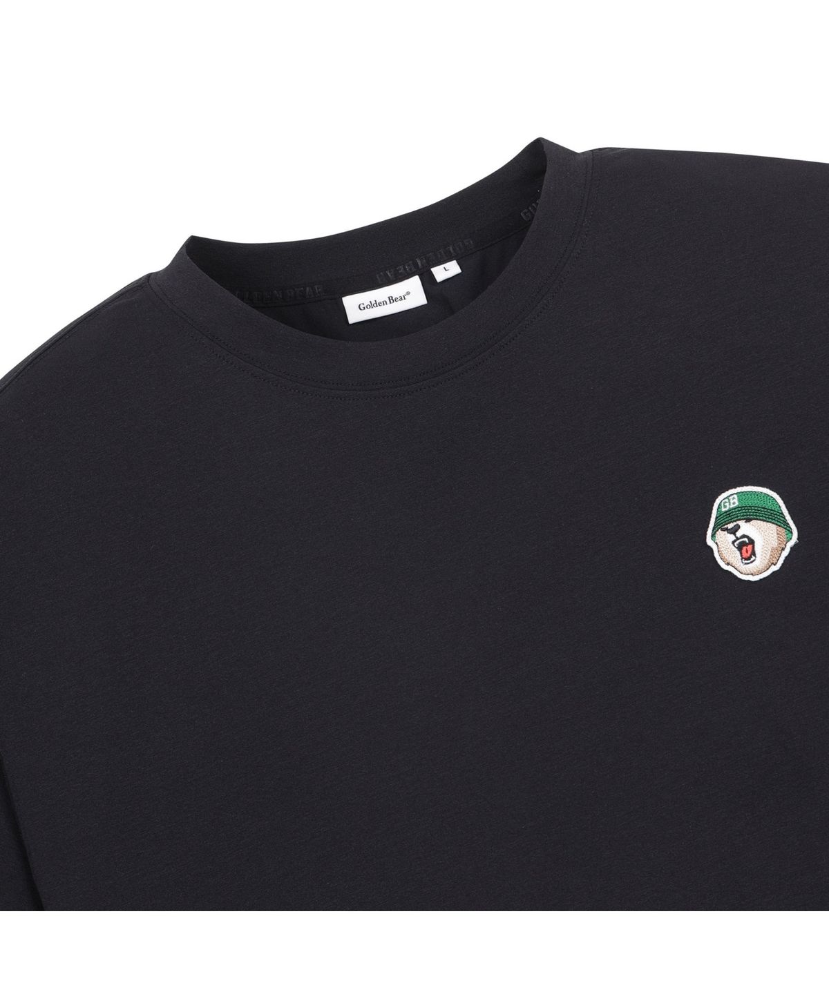 골든베어(GOLDEN BEAR) (UNI) SORONA Printed Back T-shirt_G4TAM25365BKX