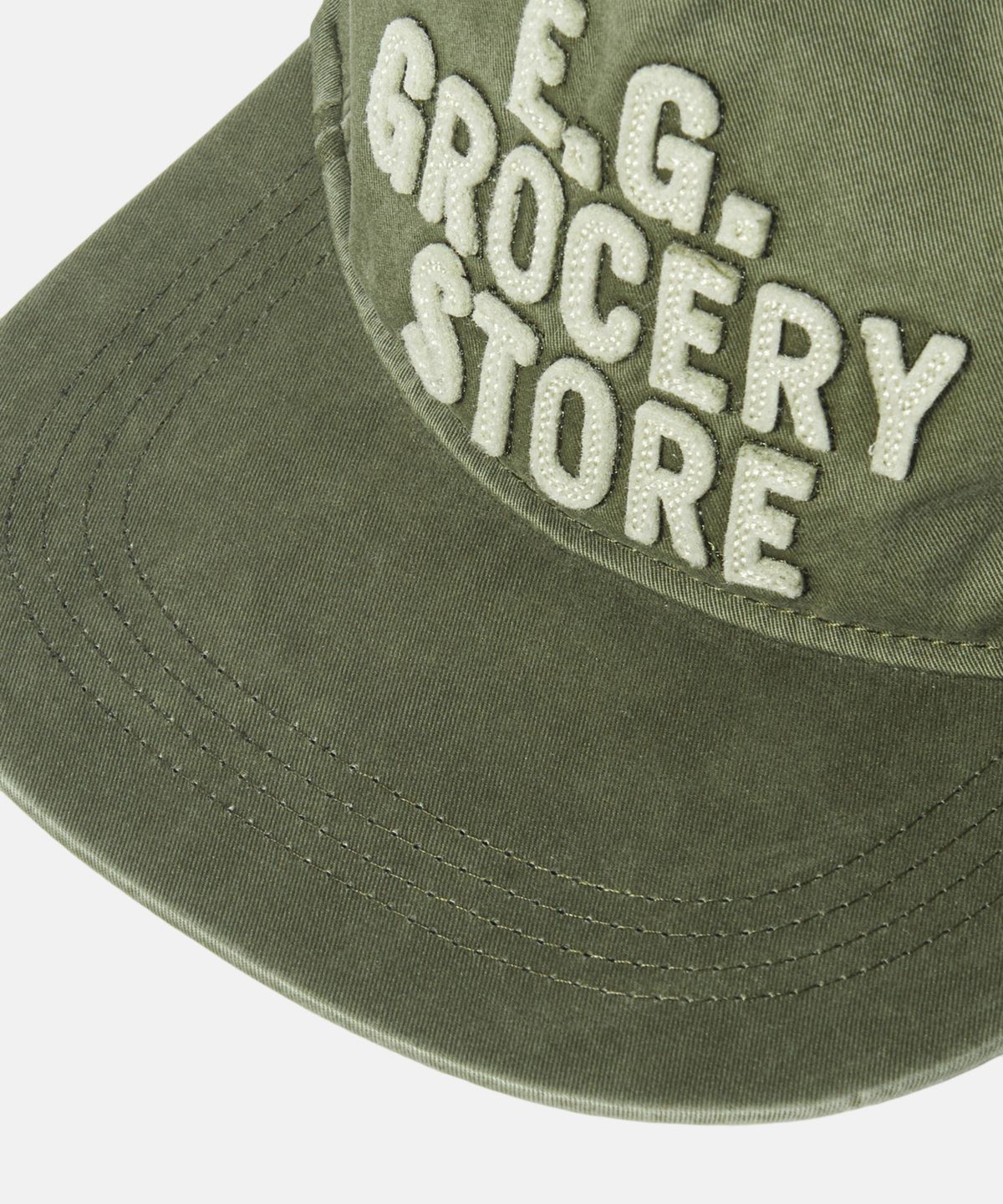 에스피오나지(ESPIONAGE) Grocery 5Panel Vintage Cap Olive