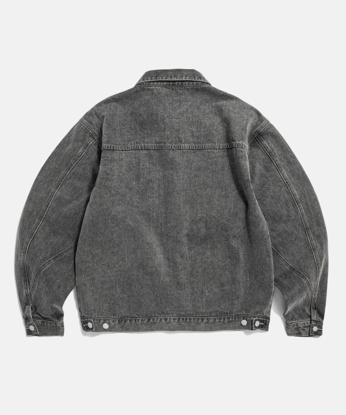 에스피오나지(ESPIONAGE) 91 Denim Trucker Jacket Light Black