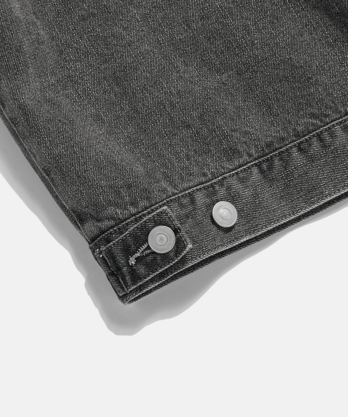 에스피오나지(ESPIONAGE) 91 Denim Trucker Jacket Light Black