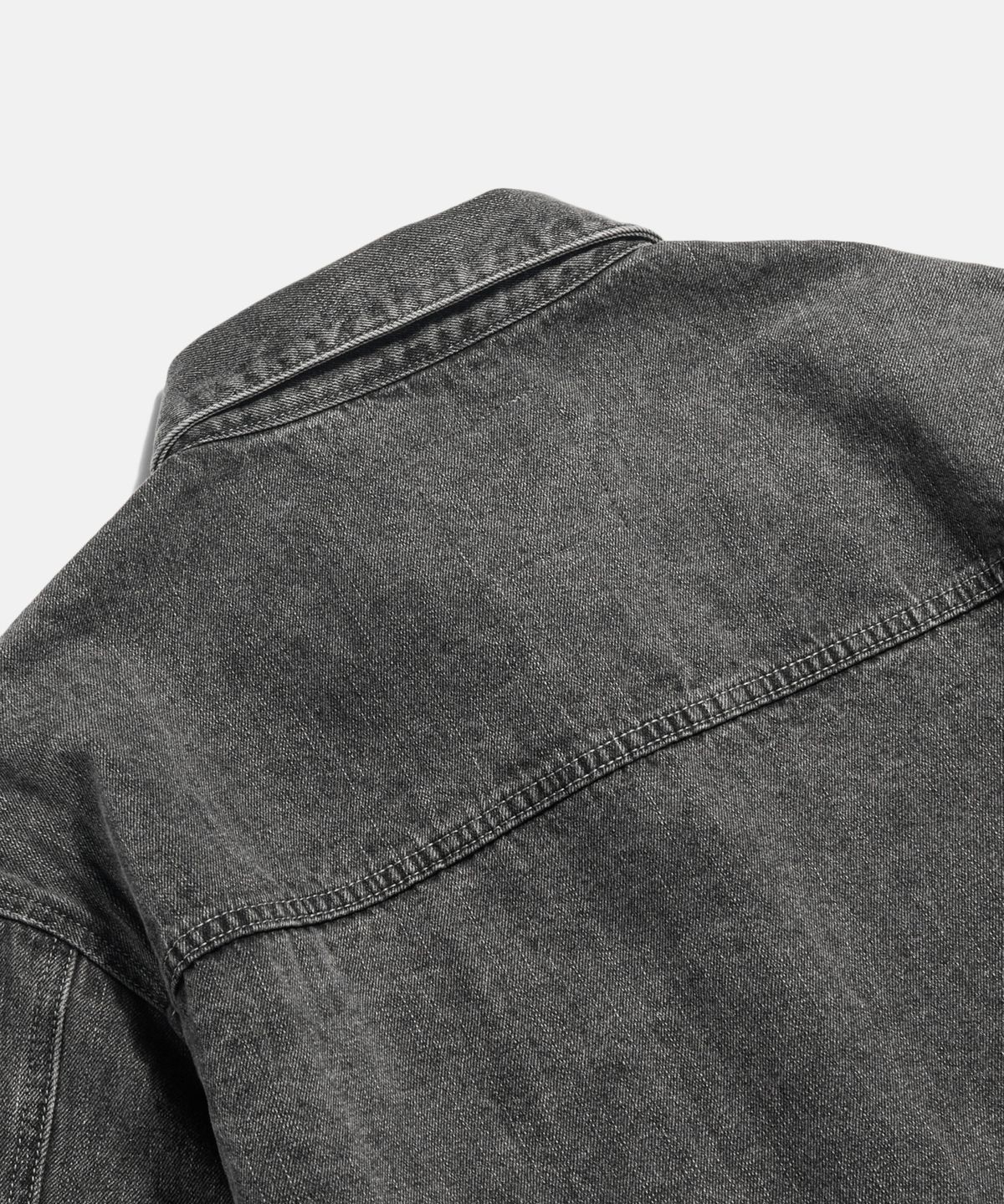 에스피오나지(ESPIONAGE) 91 Denim Trucker Jacket Light Black
