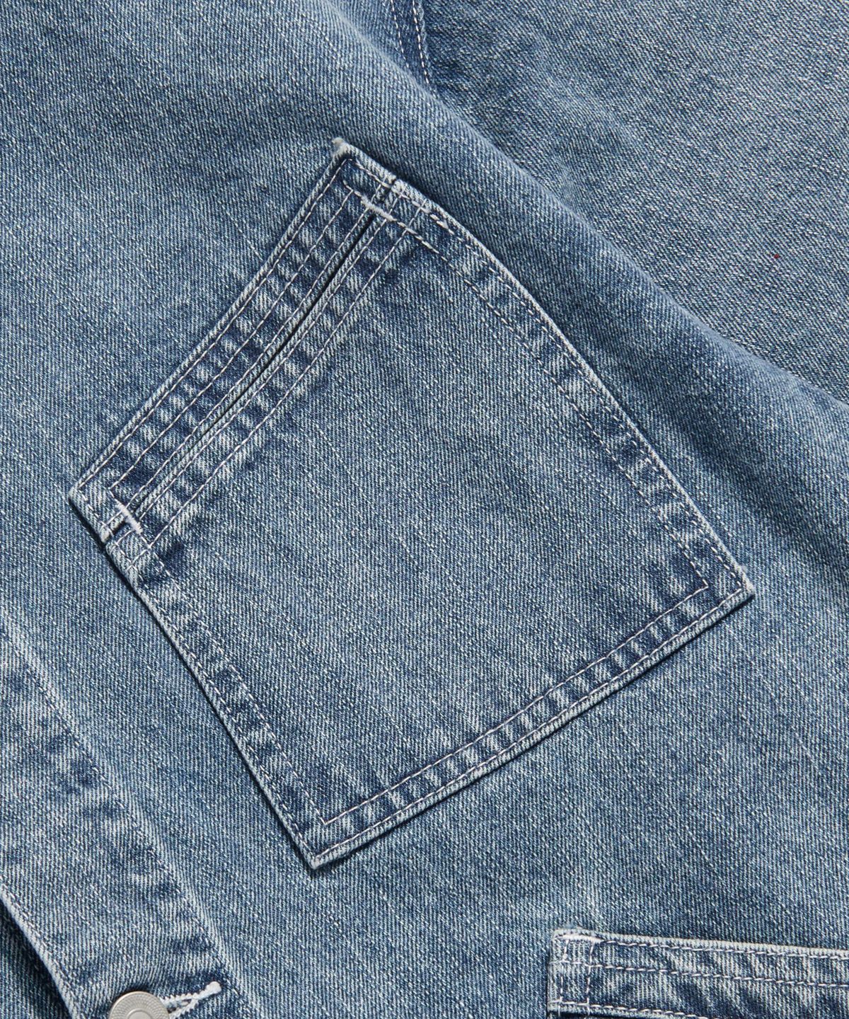 에스피오나지(ESPIONAGE) 91 Denim Trucker Jacket Light Indigo