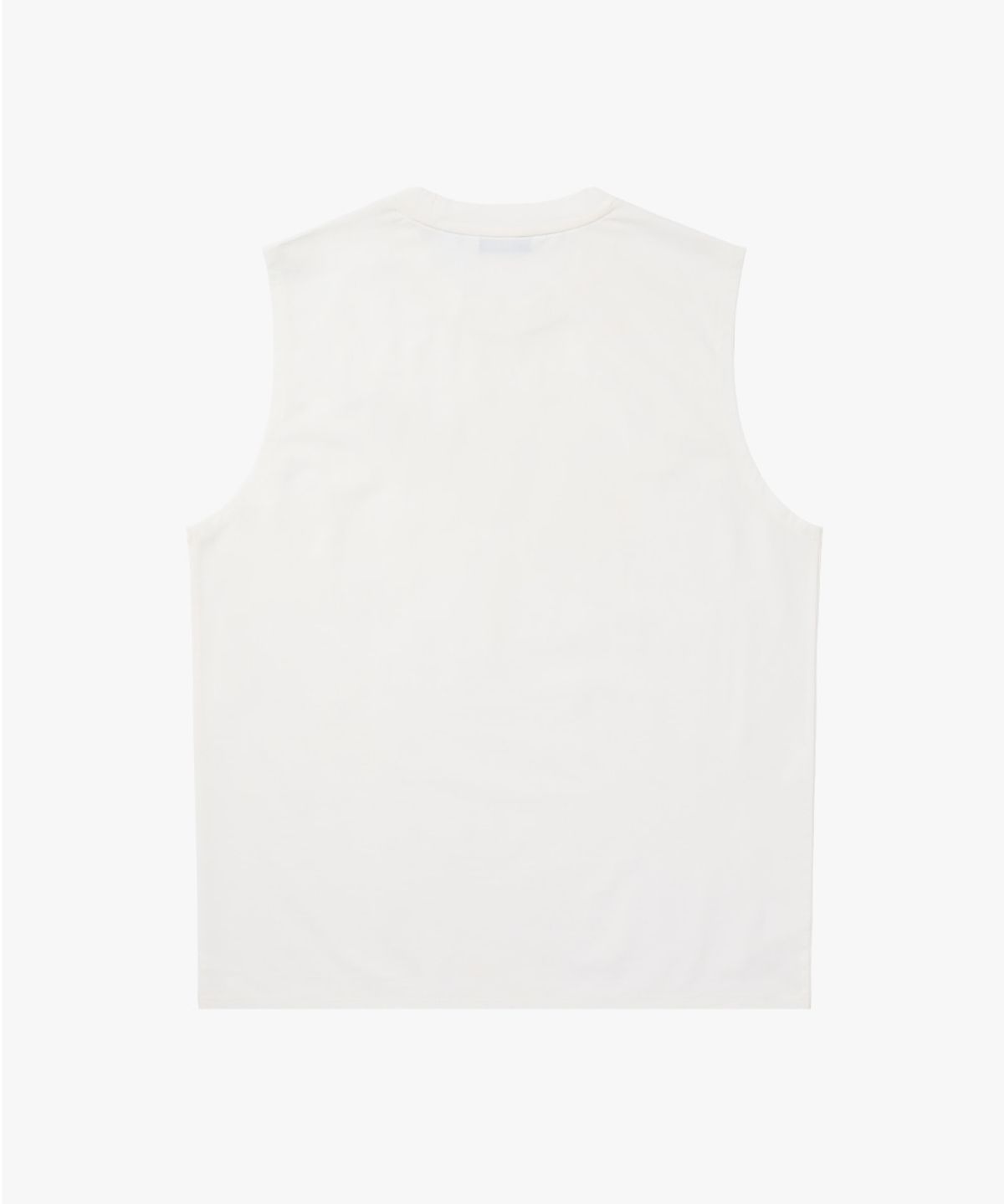 골스튜디오(GOALSTUDIO) AIR DRY BOX LOGO SLEEVELESS-OFF WHITE