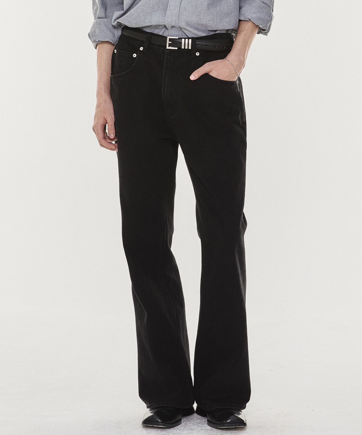 기철(KICHUL) Yk 0709 boot cut (black)