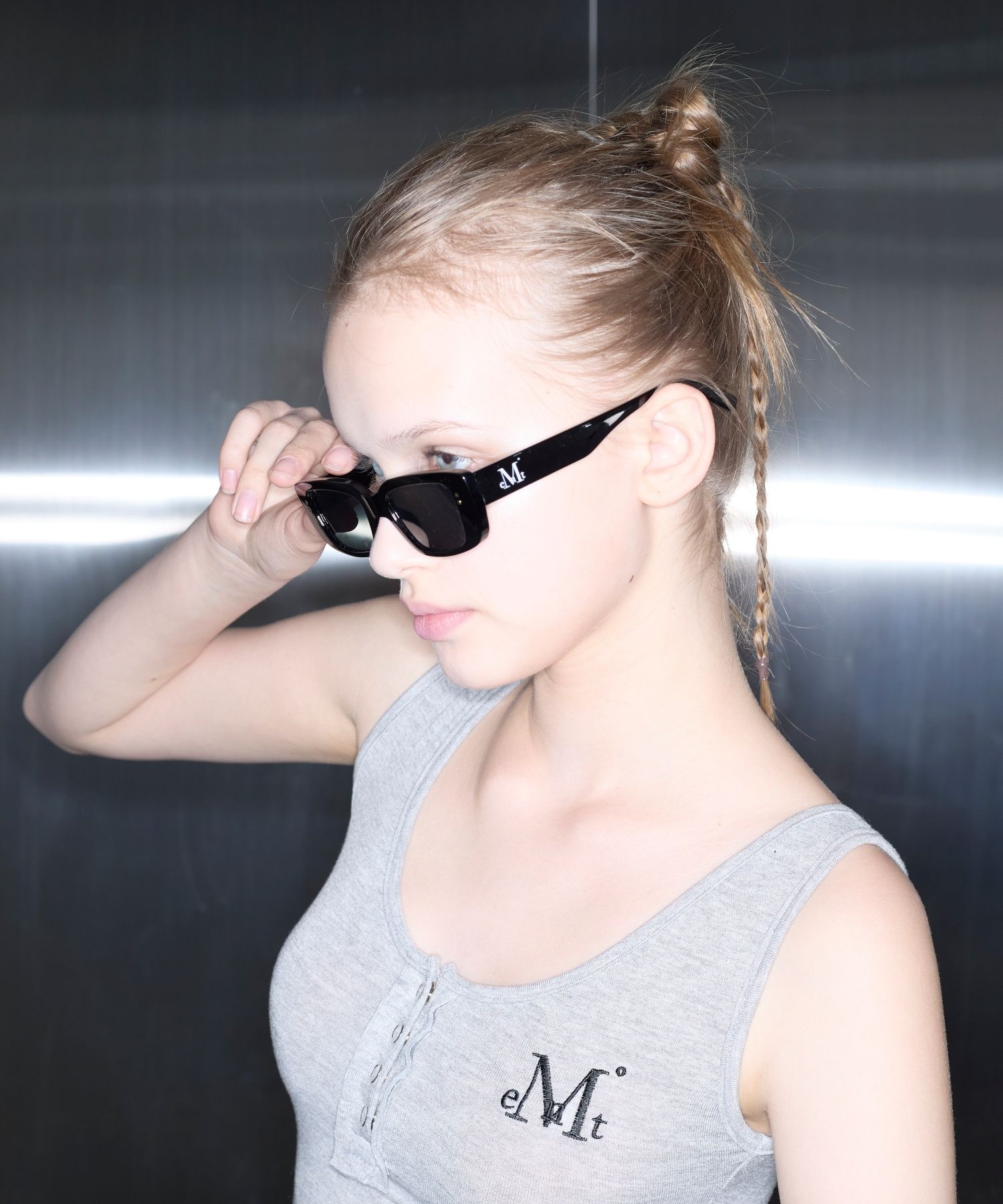 ■■MUCNET■■SIGNATURE LOGO POINT SUNGLASSES A-Type♪ MUSINSA | MUCENT Signature Logo Point Sunglasses Unisex