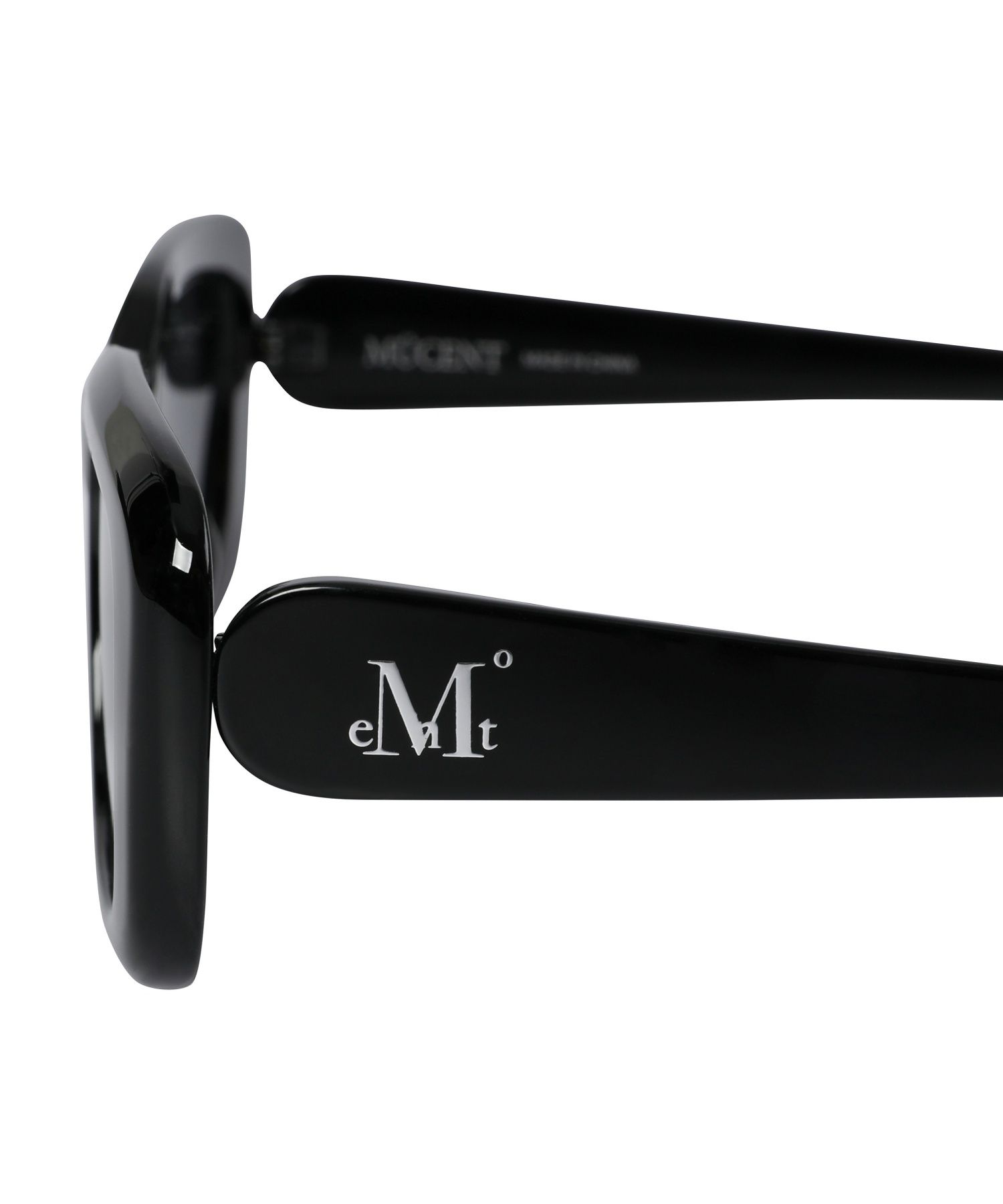 MUSINSA | MUCENT Signature Logo Point Sunglasses Unisex