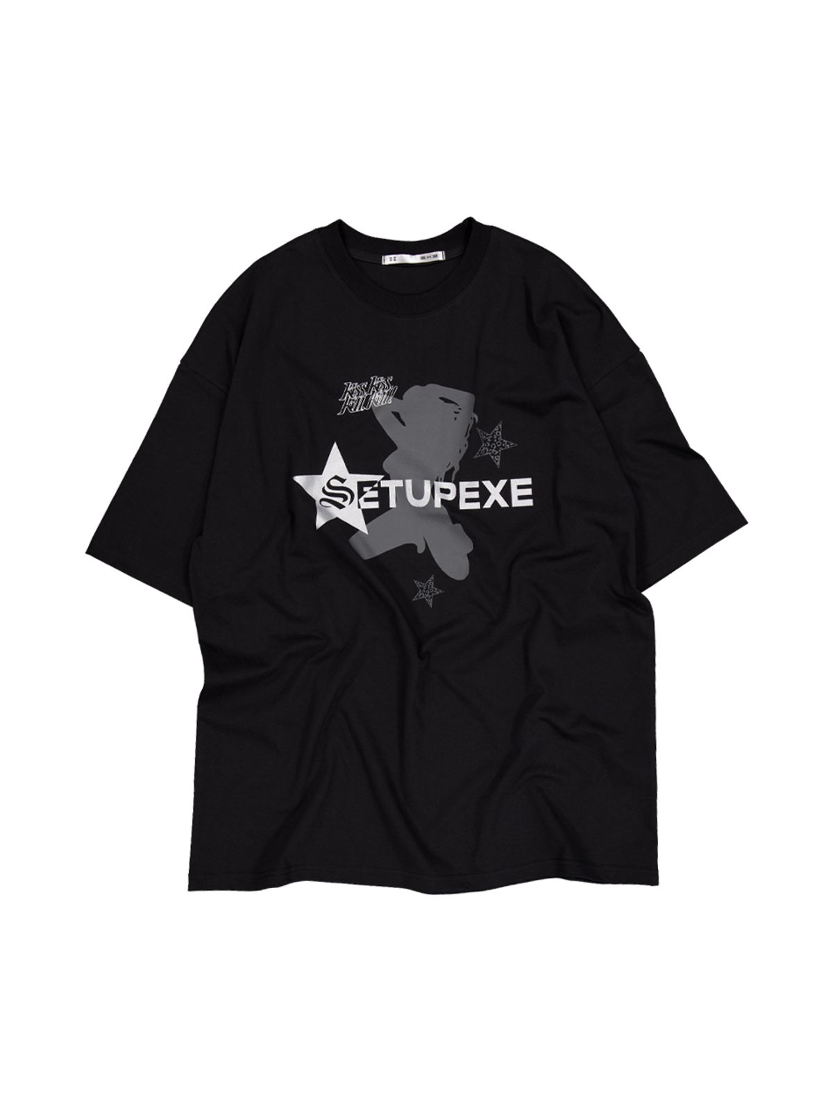 셋업이엑스이(SETUP-EXE) KISS KILL BOX T-SHIRT / BLACK