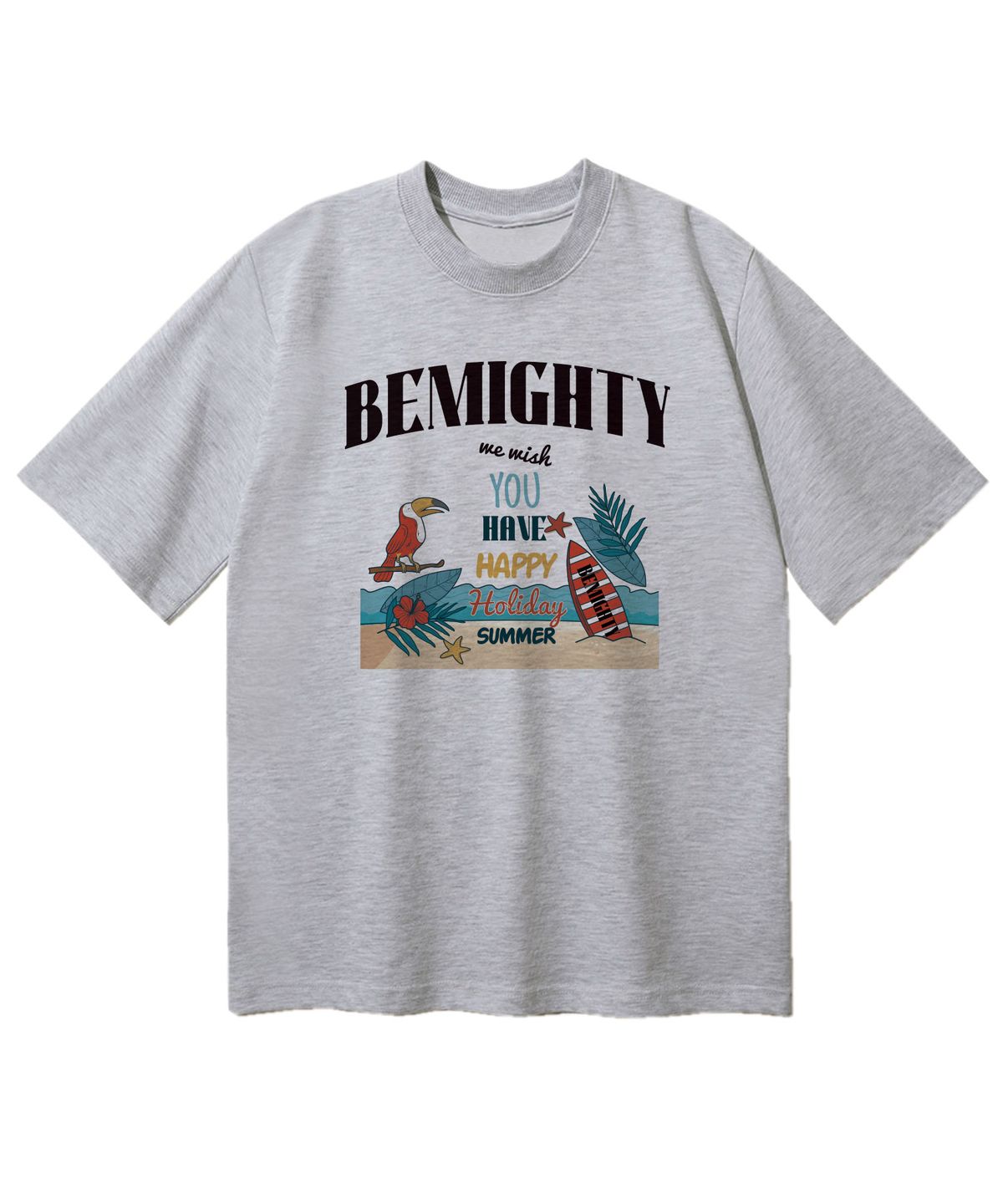 비마이티(BEMIGHTY) 홀리데이 드로잉 오버핏 반팔티셔츠