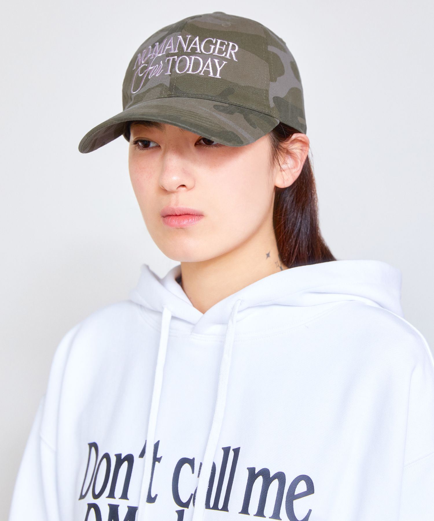MUSINSA | LMC NO MANAGER 6PANEL CAP camo
