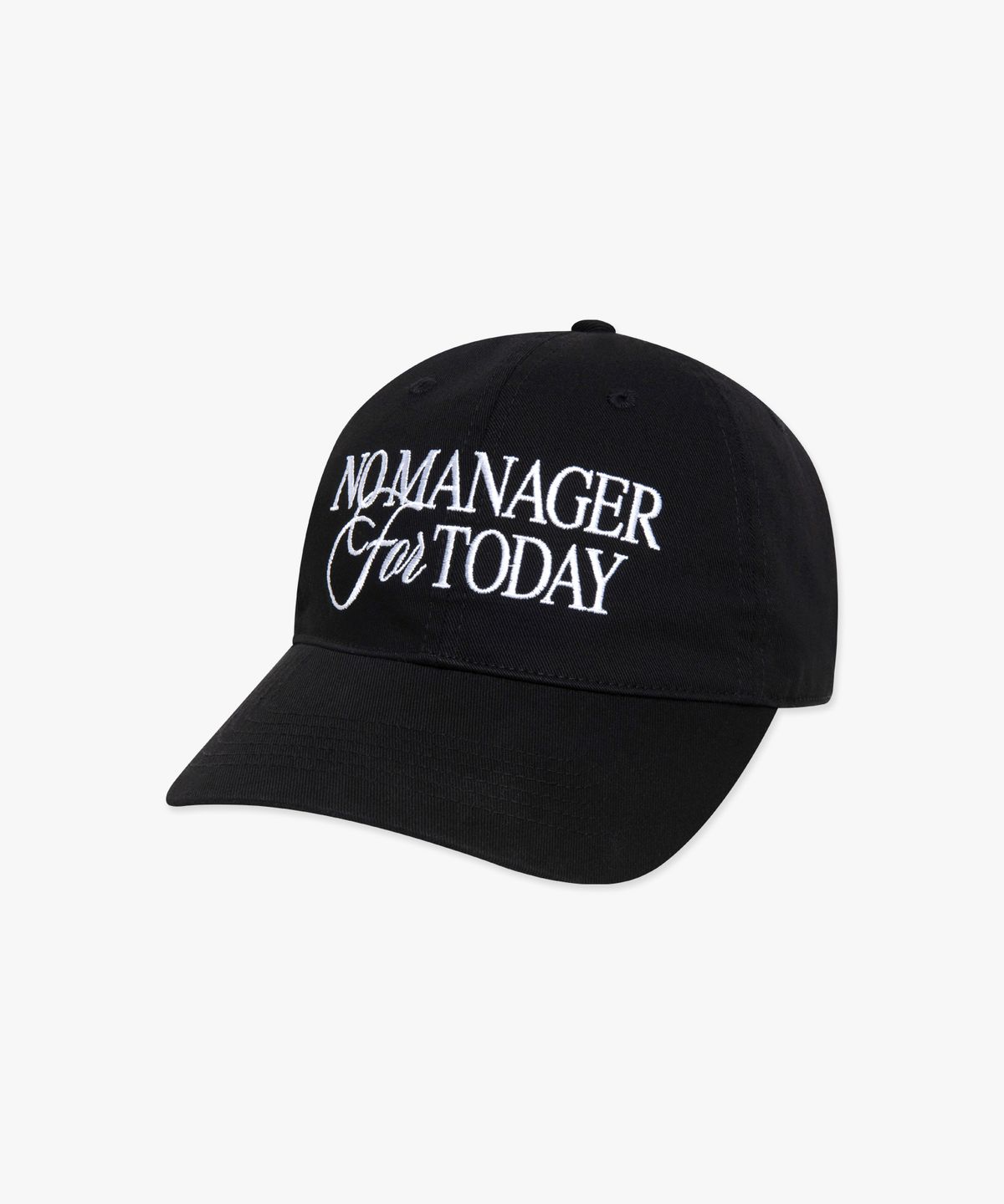 엘엠씨(LMC) NO MANAGER 6PANEL CAP black