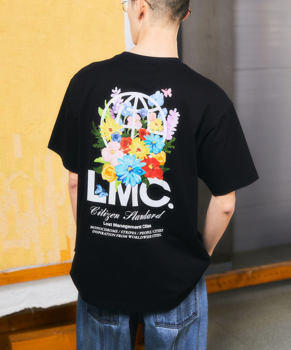 엘엠씨(LMC) FLOWER GARDEN TEE lime