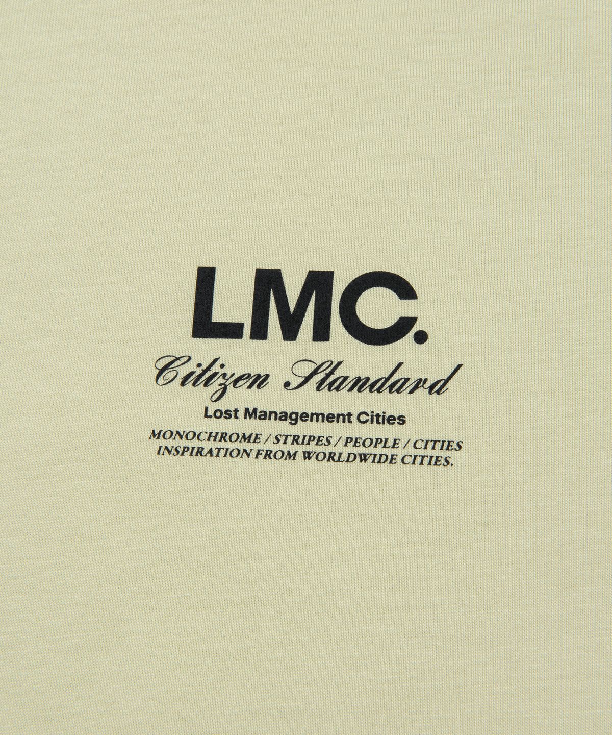 엘엠씨(LMC) FLOWER GARDEN TEE lime