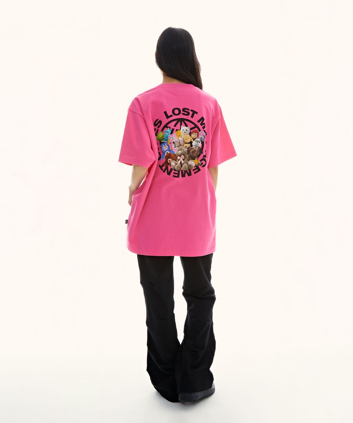 엘엠씨(LMC) DOLL GLOBE TEE hot pink