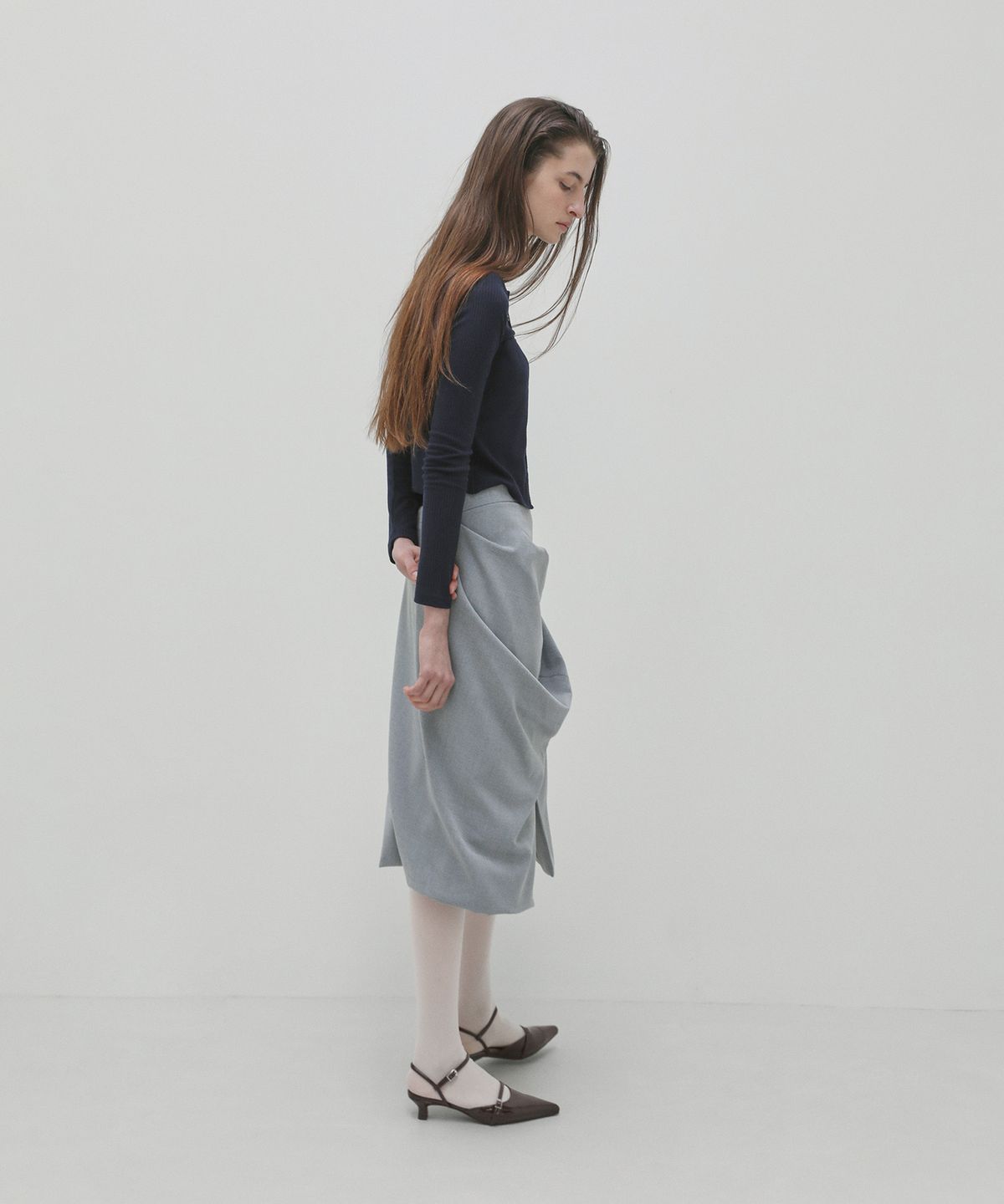 에퓨레(EPURE) KIIV Enamel Buckle Strap Pumps (2color)