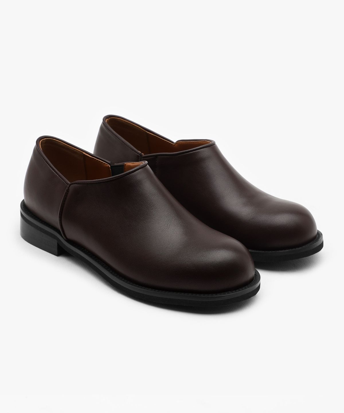 에퓨레(EPURE) MONT Bold Round Loafers (2color)