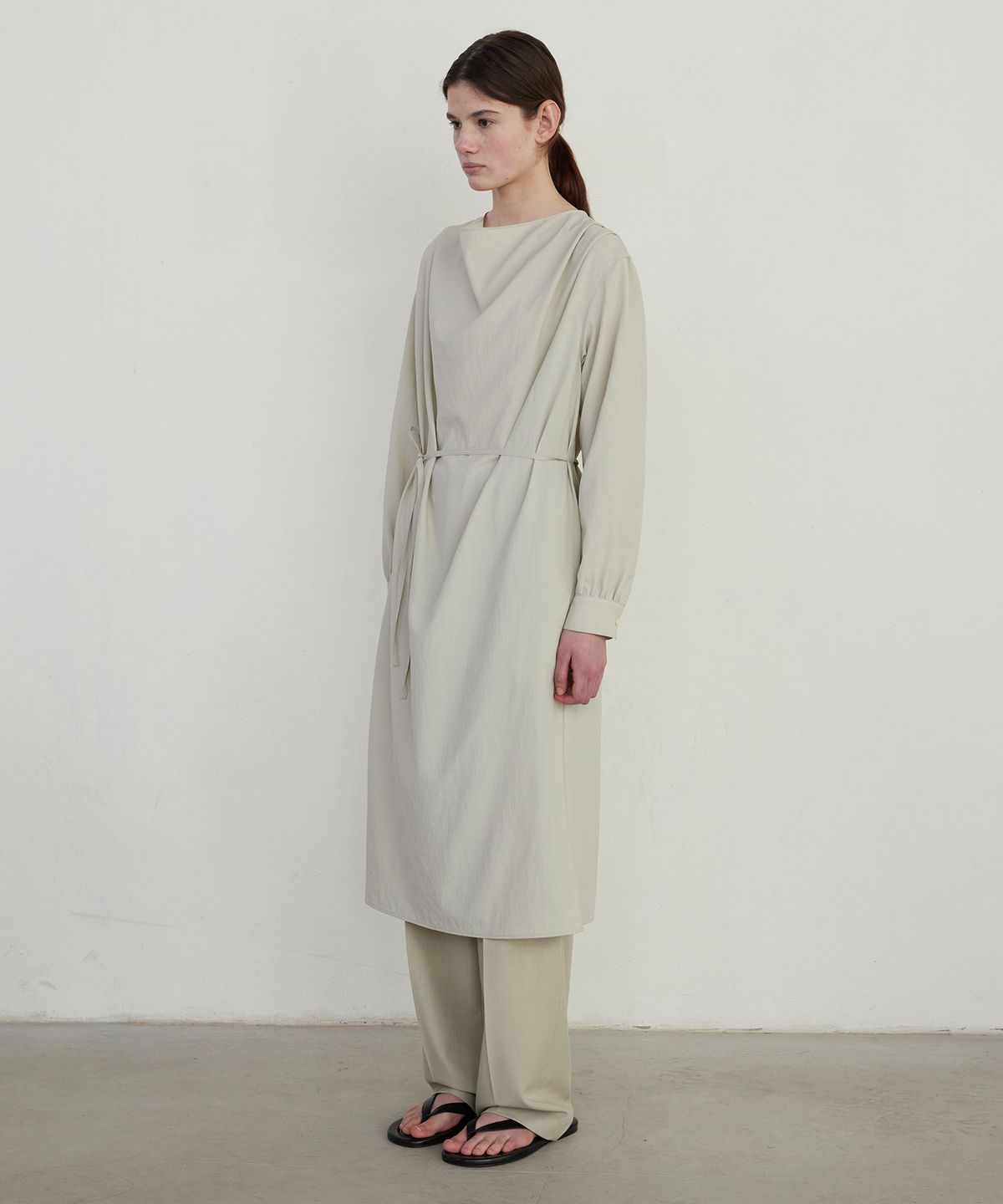 노티아(NOTIA) DRAPE STRAP LONG ONE-PIECE - MINT