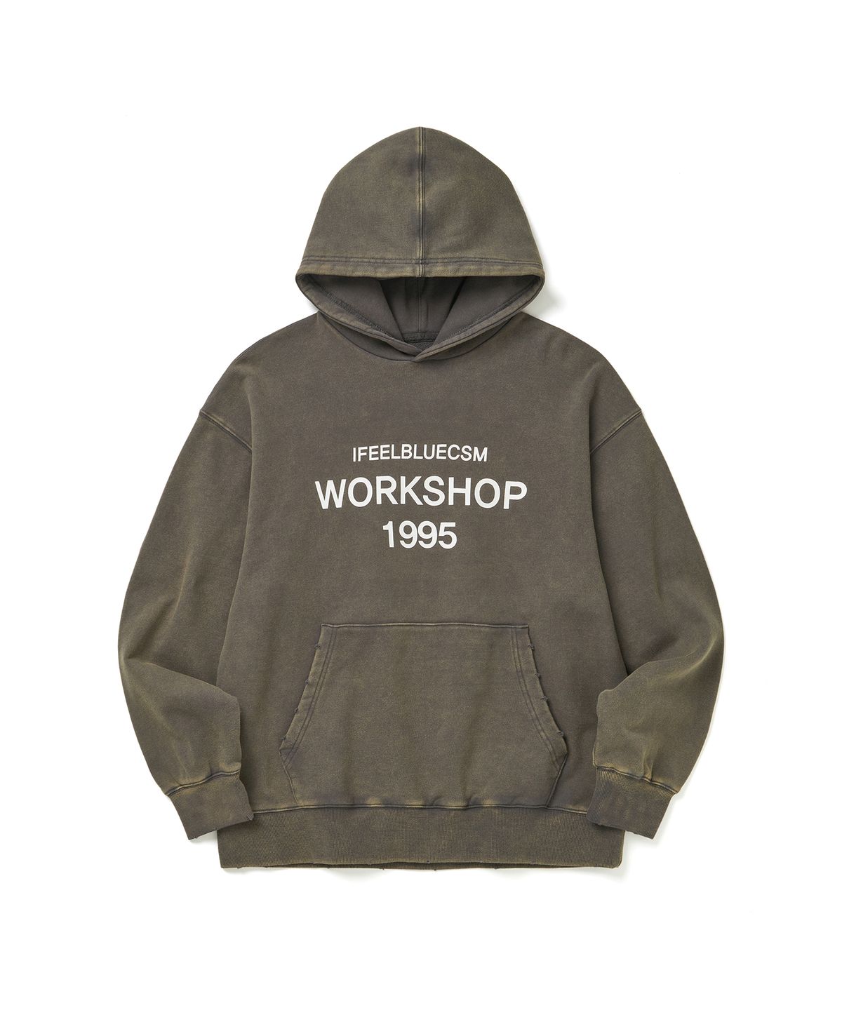 아이필블루씨에스엠(IFEELBLUECSM) Damaged Painting HOODIE [2Color]