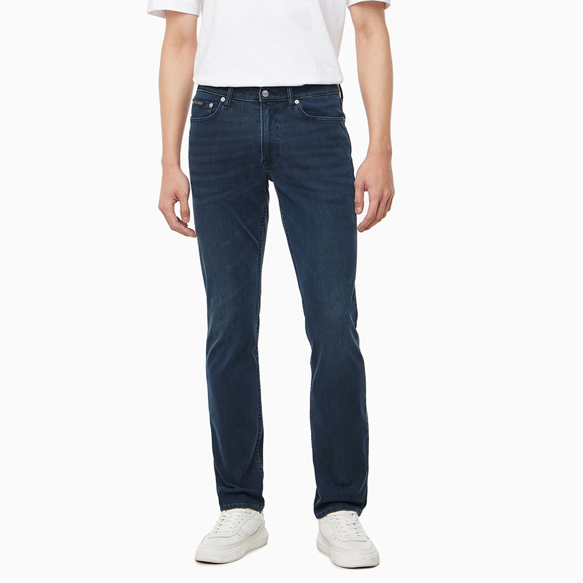캘빈클라인 진(CALVIN KLEIN JEANS) 남성 슬림핏 블루블랙 37.5 기능성 데님 4RAB727 0R7