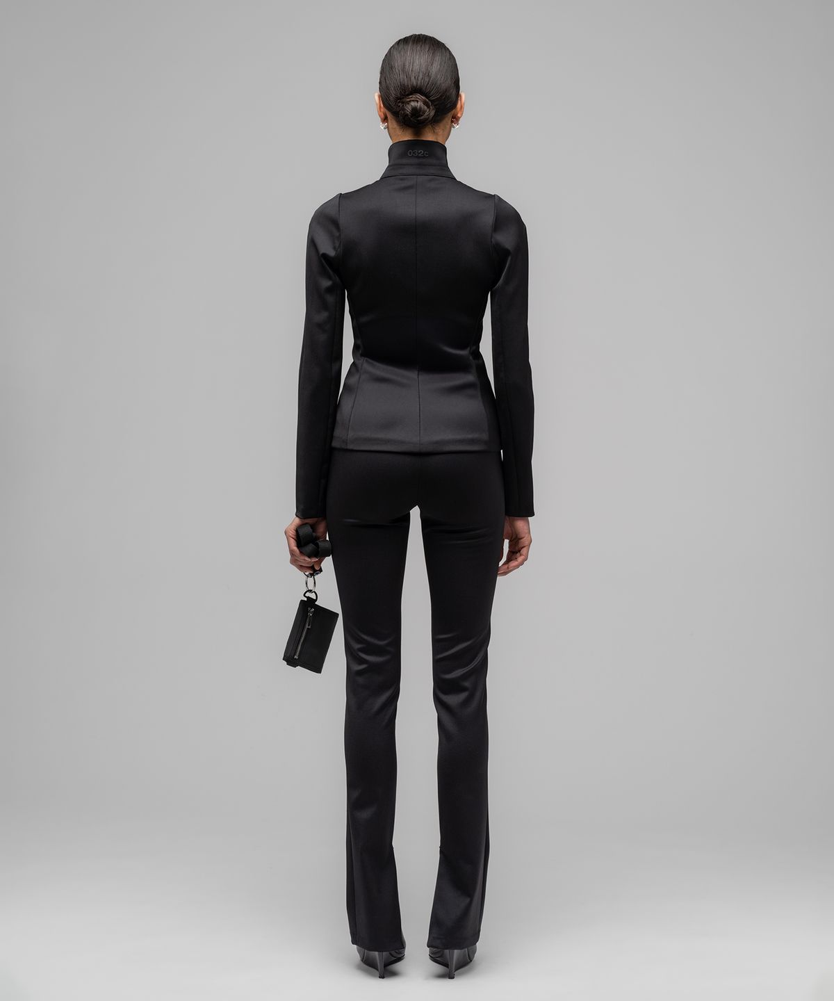 032씨(032C) (W) 가타카 타이트 수트 자켓 블랙 GATTACA TIGHT SUIT JACKET BLACK